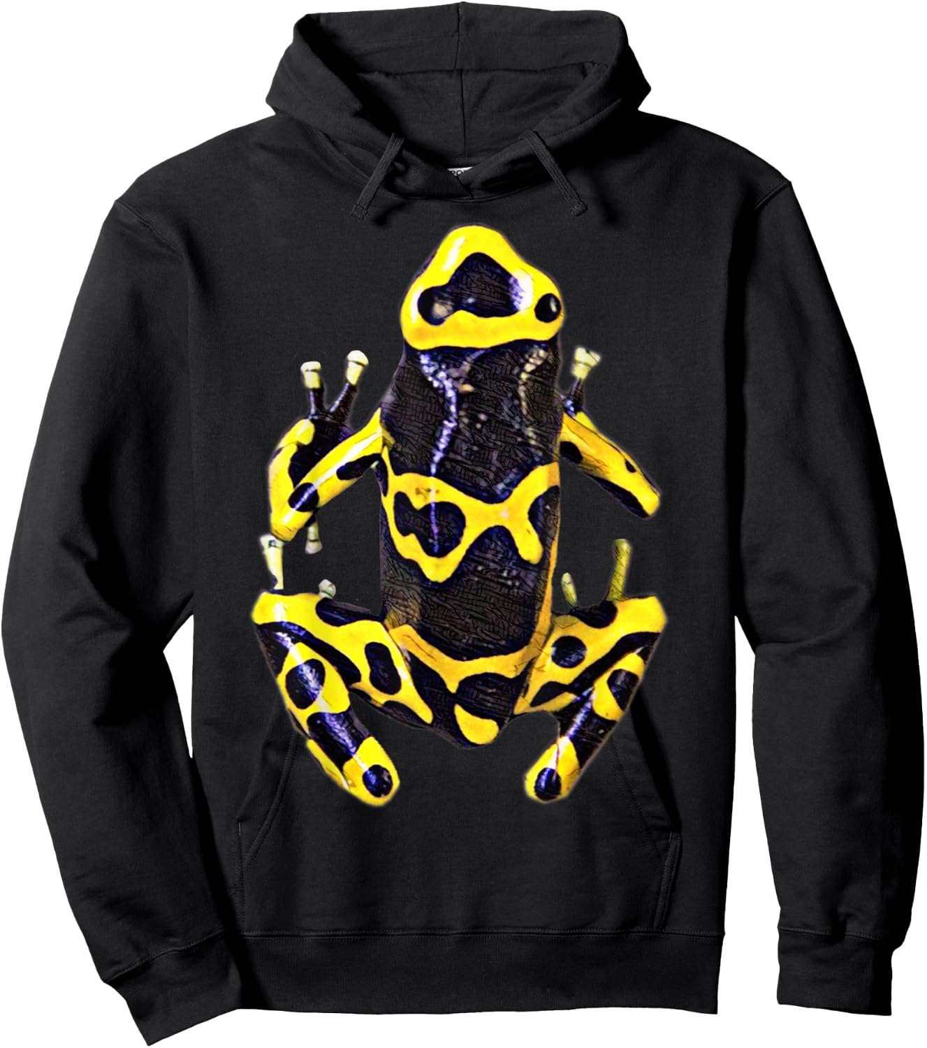 Yellow Poison Arrow Frog Designs Poison Dart Arrow Frog Hoodie - Hoodie | Black