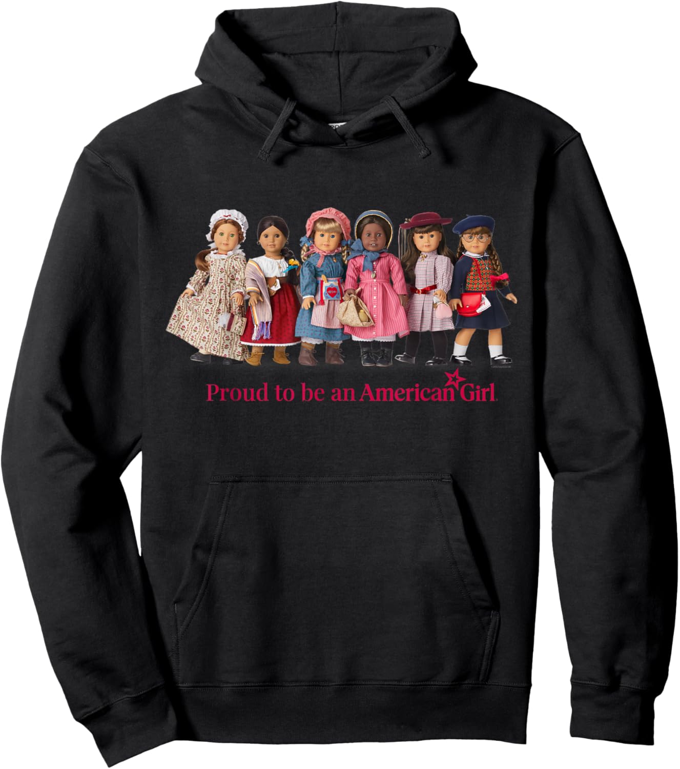 American Girl - Proud to be an American Girl Hoodie - Hoodie | Black