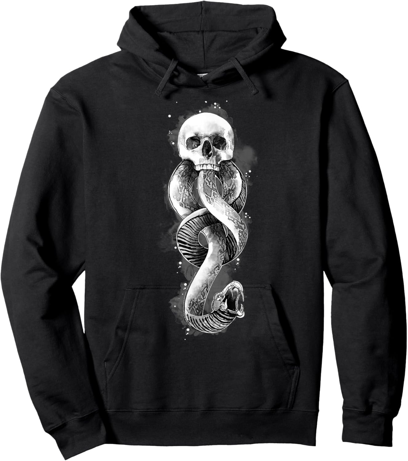 Harry Potter Dark Mark Watercolor Hoodie - Hoodie | Black