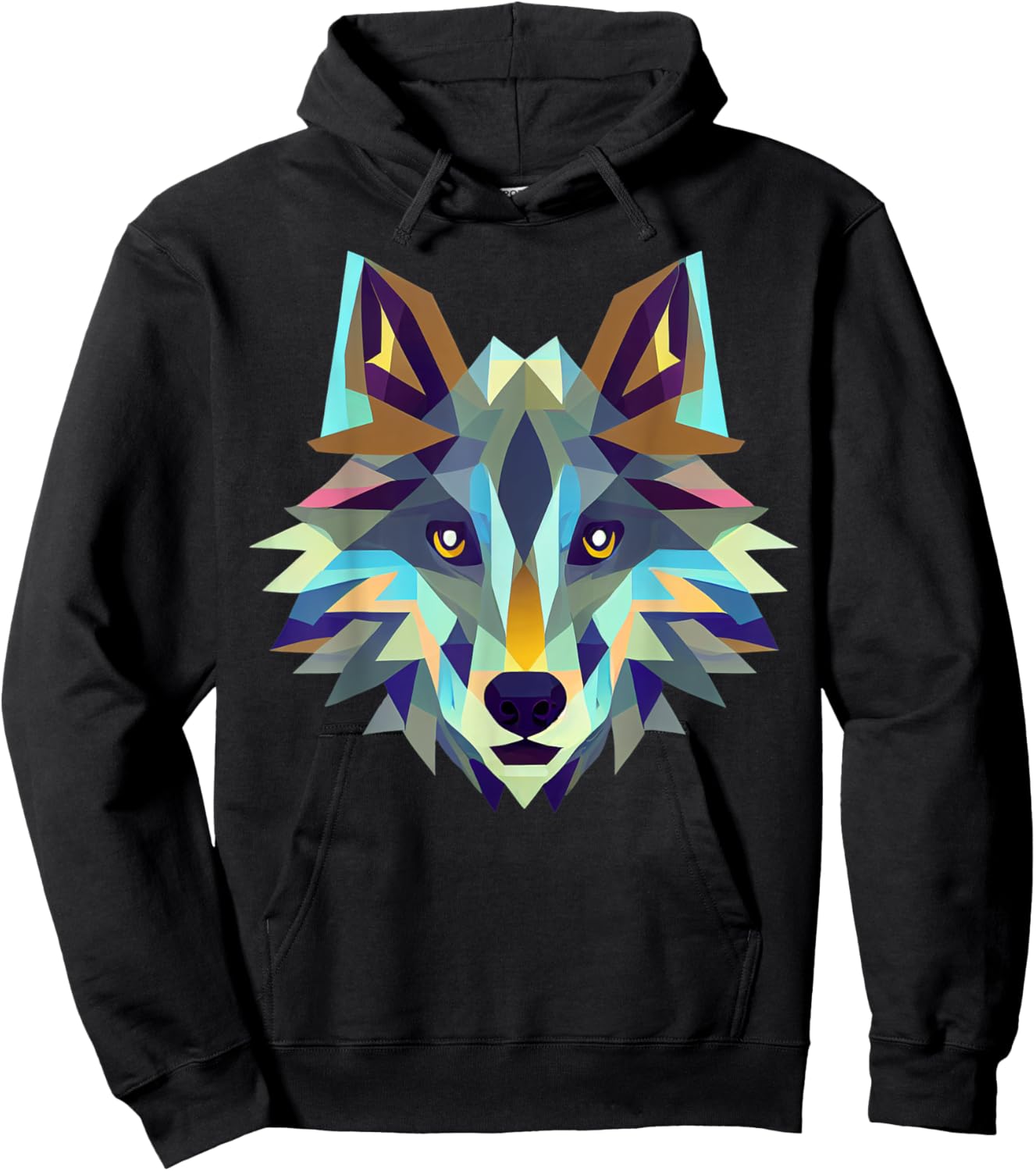 Wolf Animal for Wolf lovers Wolf Art Canis lupus wolfdog Men Women Kids Hoodie - Hoodie | Black