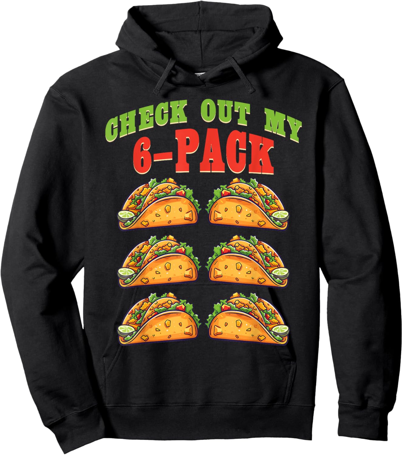 Fitness Taco Funny Mexican Gym For Taco Lovers Men Hoodie - Hoodie | Black