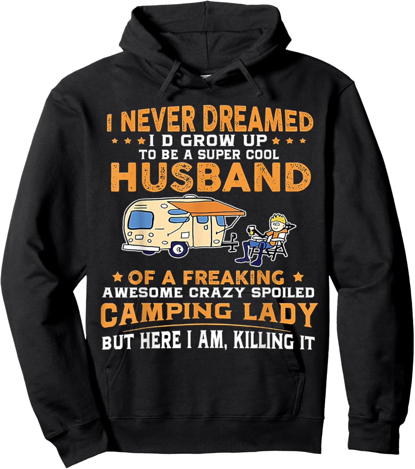 I Never Dreamed Grow Up Super Cool Husband Hoodie - Hoodie | Black