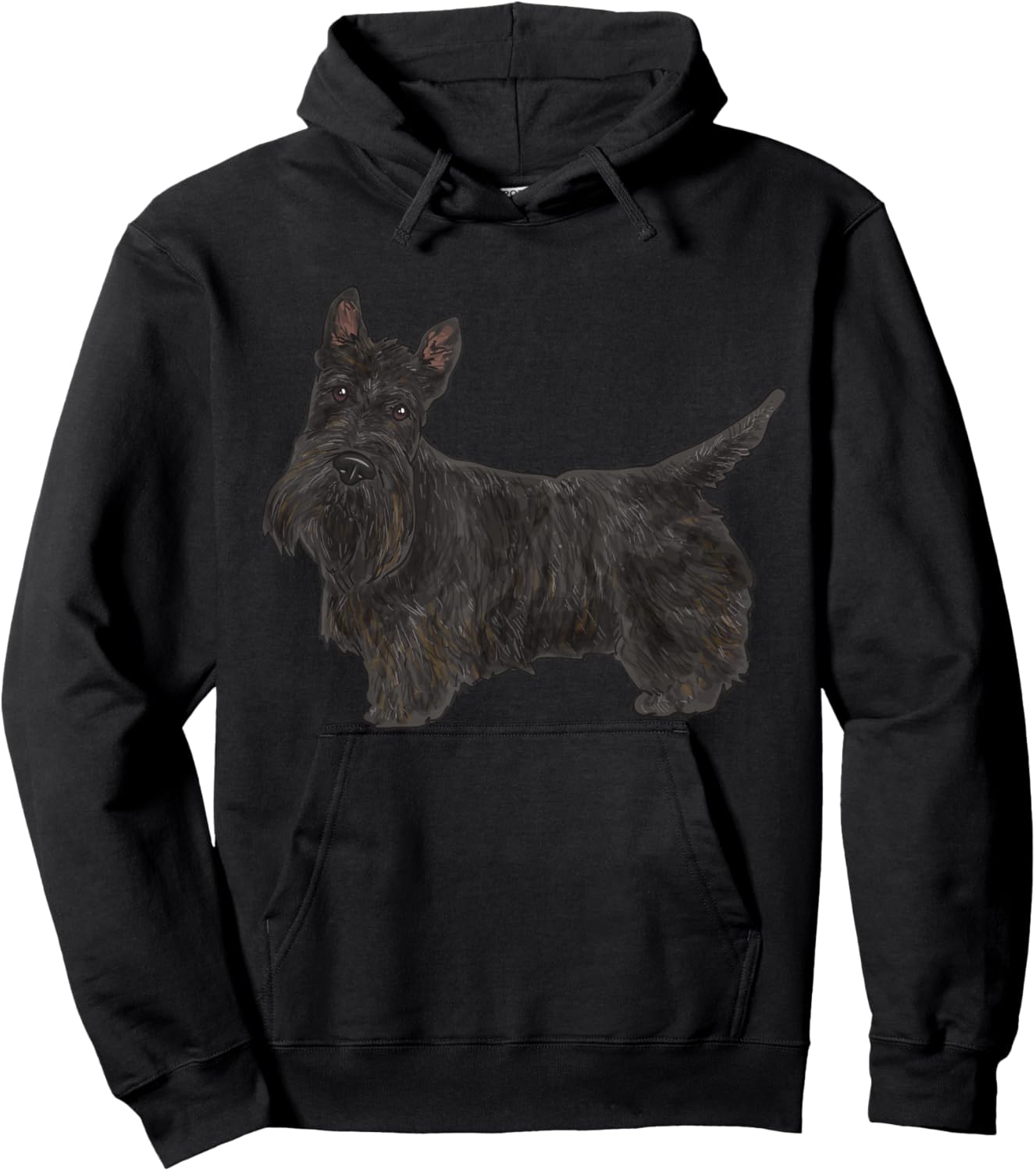 Scottish Terrier Dog Scottie Hoodie - Hoodie | Black