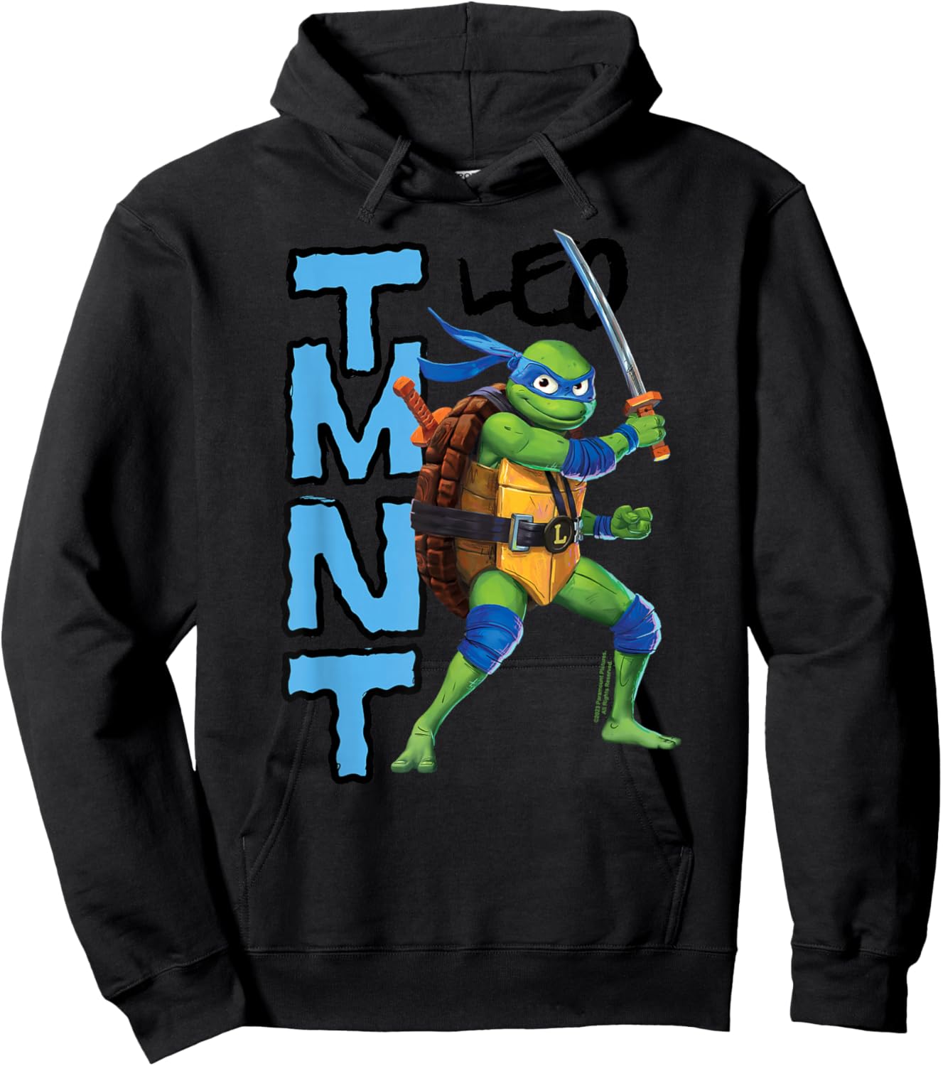 Teenage Mutant Ninja Turtles: Mutant Mayhem Leo Hoodie - Hoodie | Black