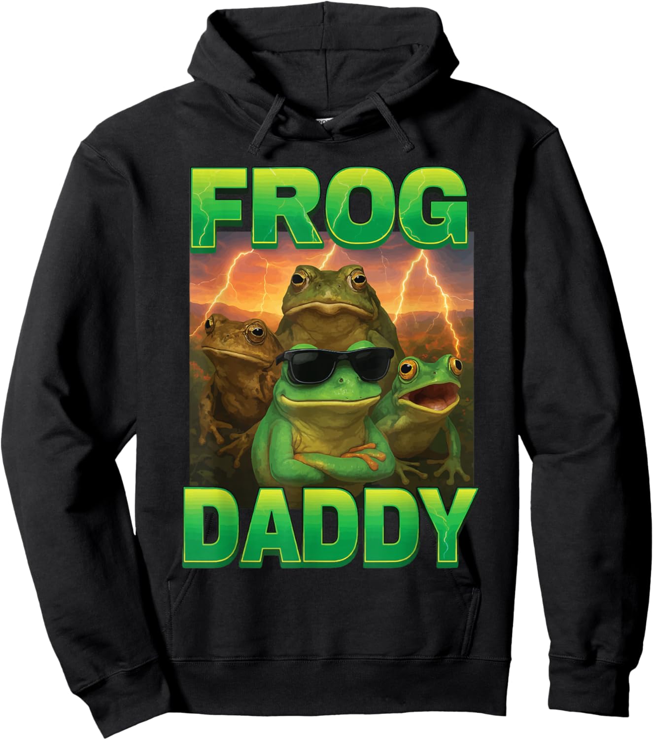 Frog Daddy Hoodie - Hoodie | Black