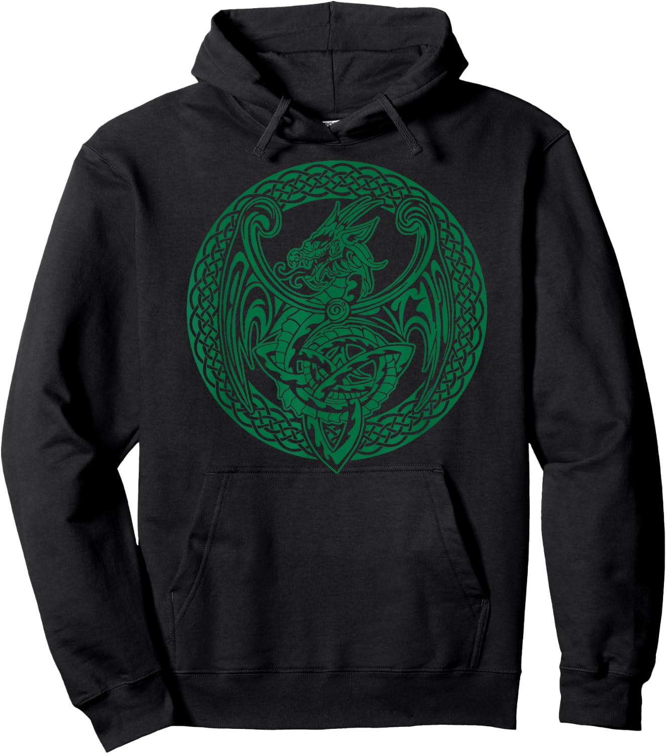 Celtic Dragon Hoodie - Hoodie | Black