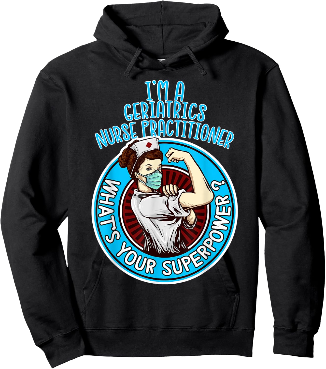 Geriatrics Nurse Practitioner Shirt Apparel Hoodie - Hoodie | Black