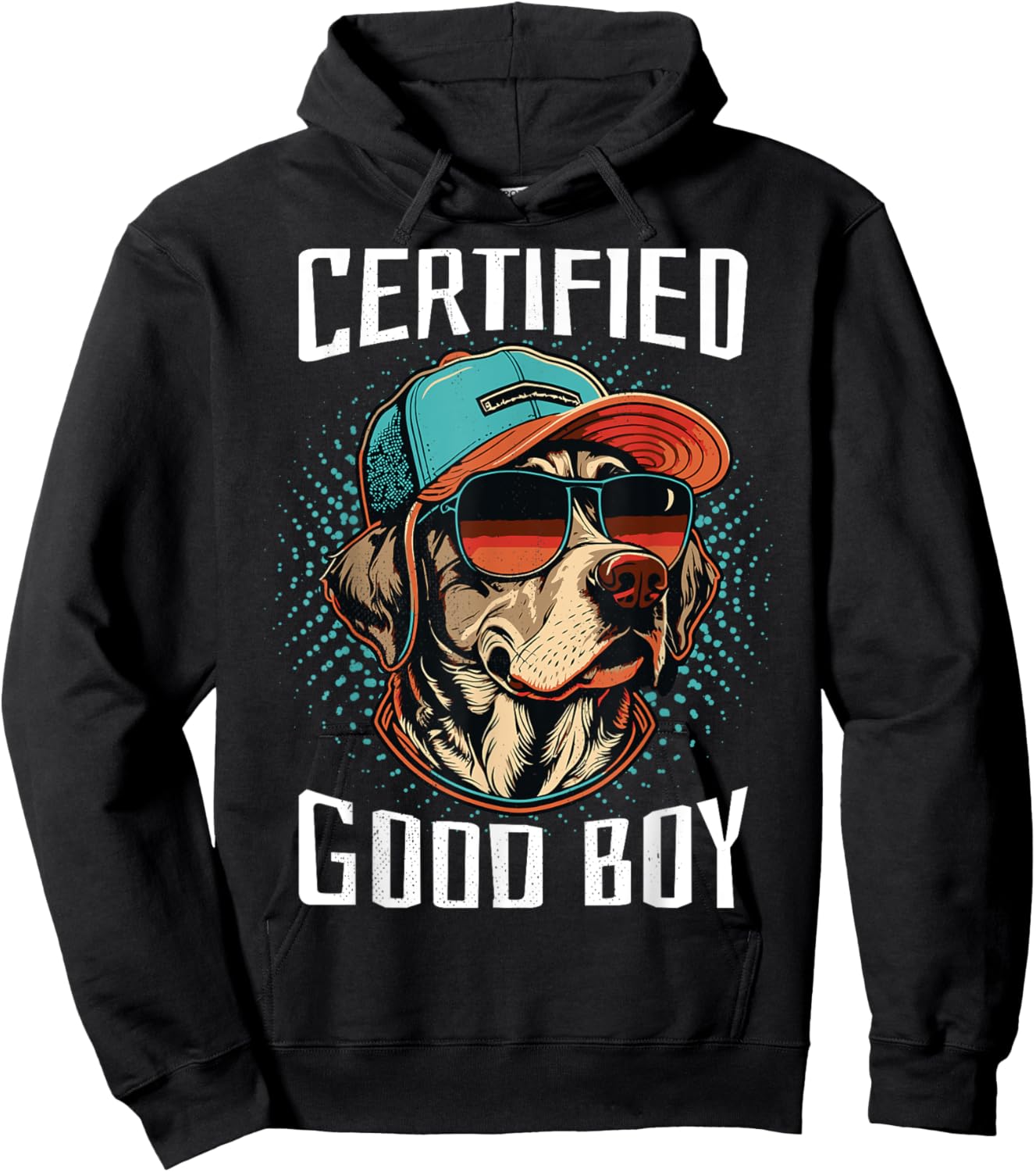 Labrador. Certified good boy. Hoodie - Hoodie | Black