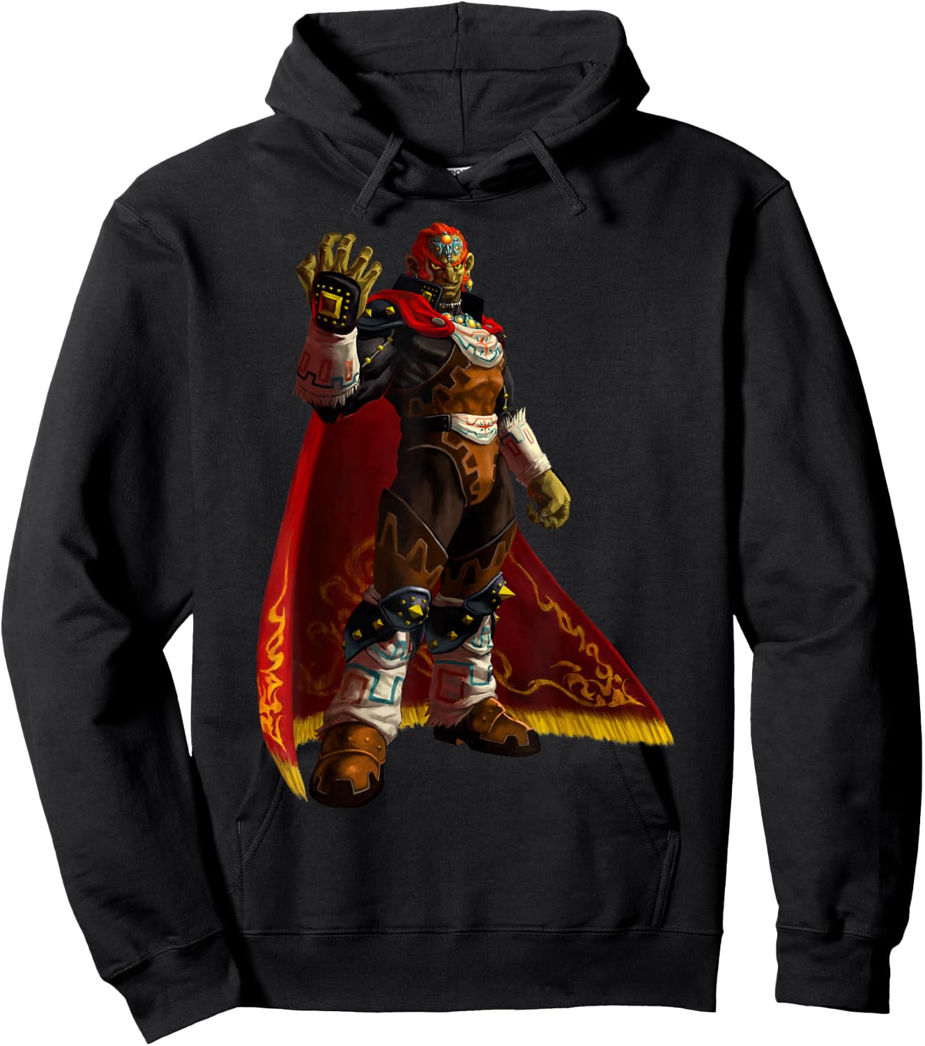 The Legend of Zelda Ganon 3D Portrait Hoodie - Hoodie | Black