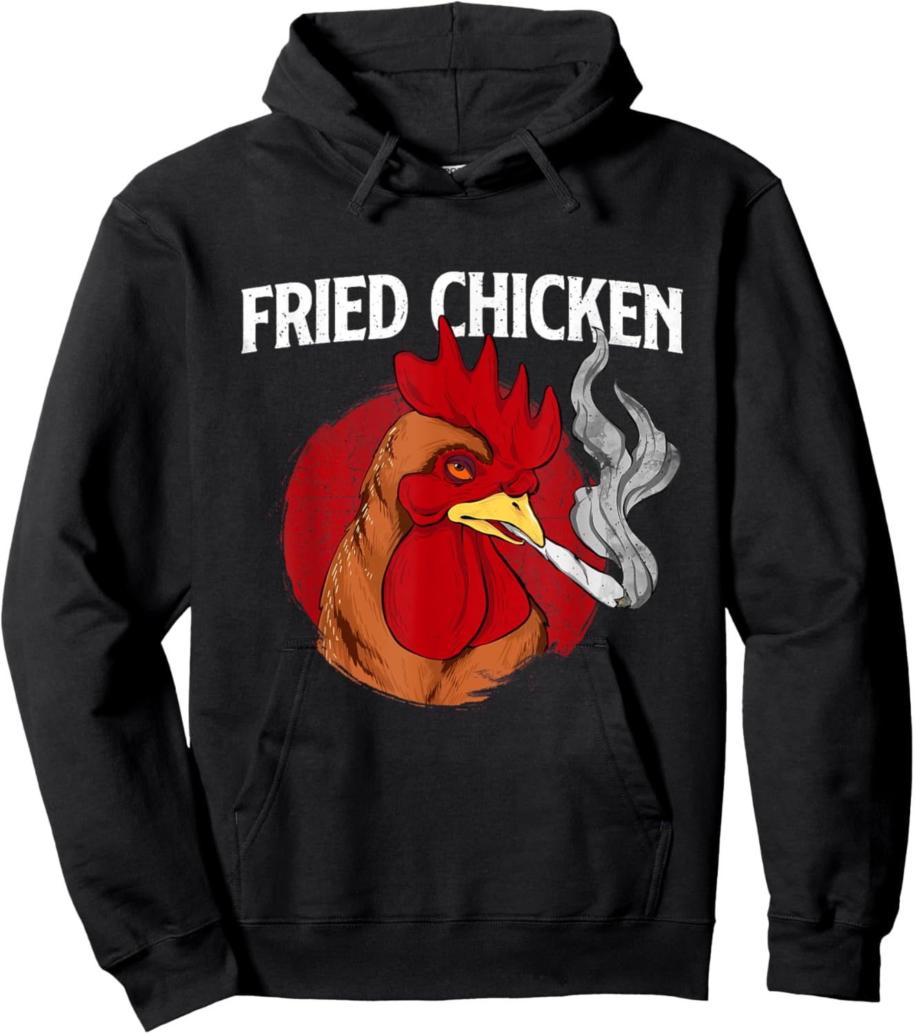Fried Chicken - Gangster Chickens Farm Owner Farmyard Farmer Hoodie - Hoodie | Black