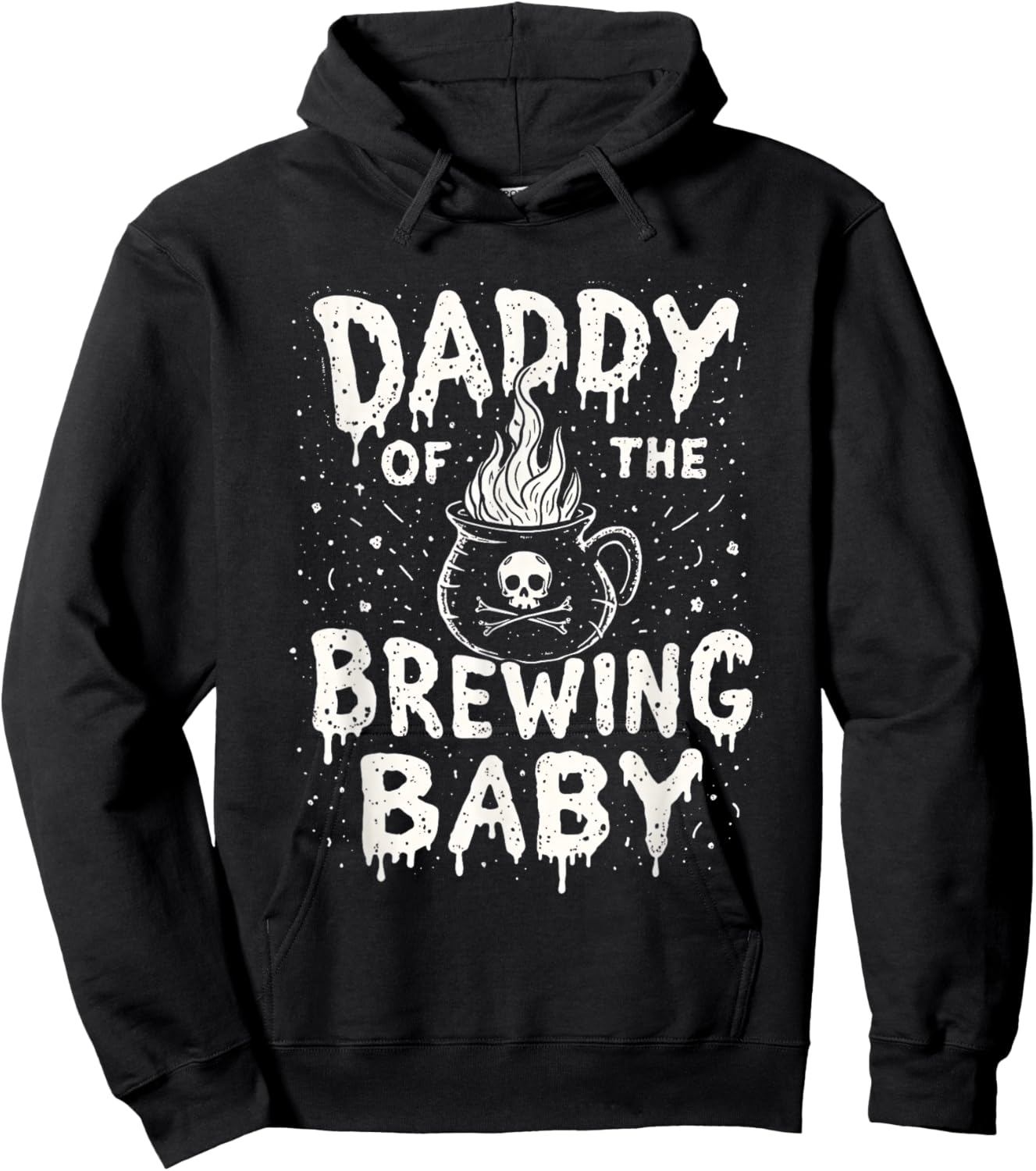 Daddy of the Brewing Baby Halloween Pregnancy Party Costume Hoodie - Hoodie | Black