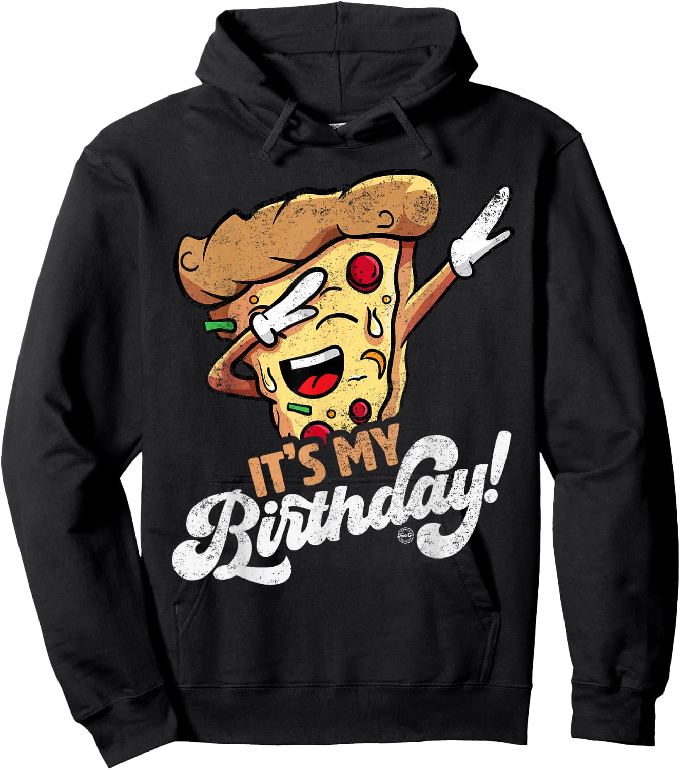 It's My Birthday Cool Graphic Dabbing Pizza Gift Bday Party Hoodie - Hoodie | Black