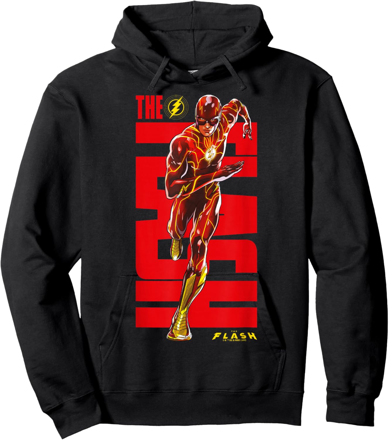 The Flash Running Full Body Portrait Hoodie - Hoodie | Black