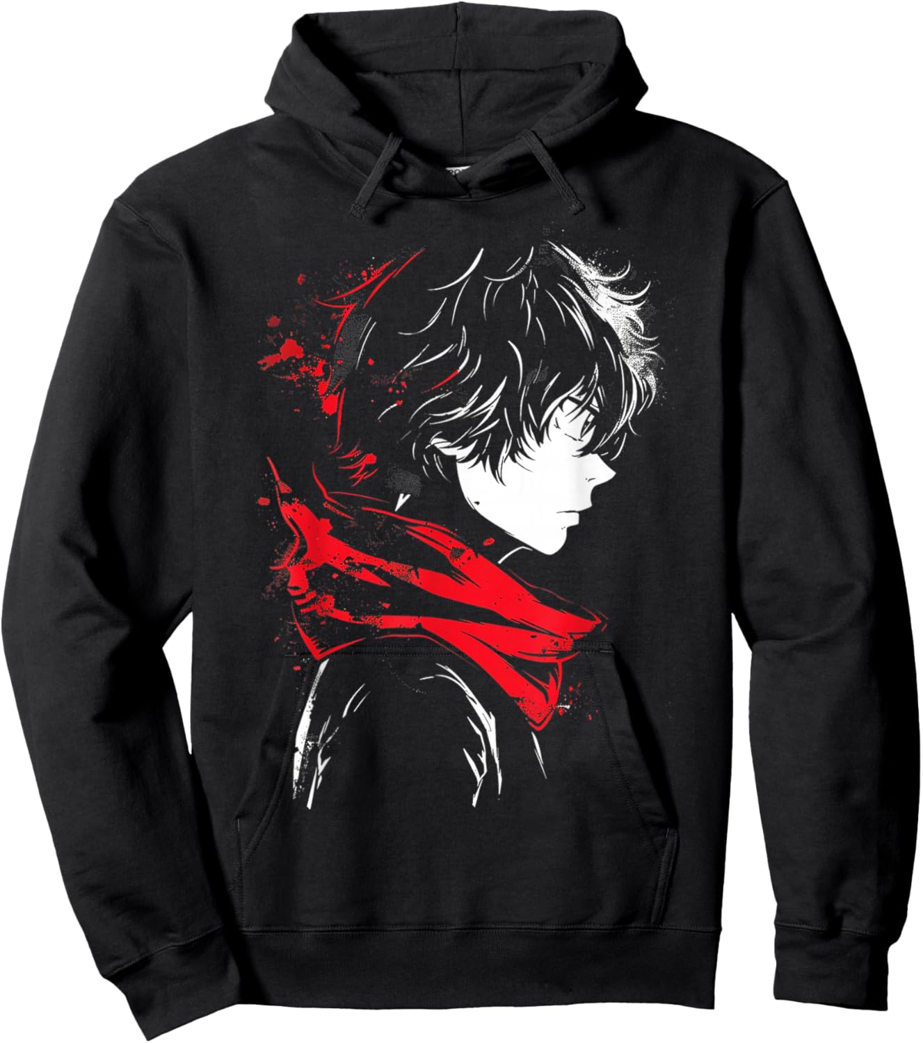 Anime Manga Graphic Art Anime Hoodie - Hoodie | Black