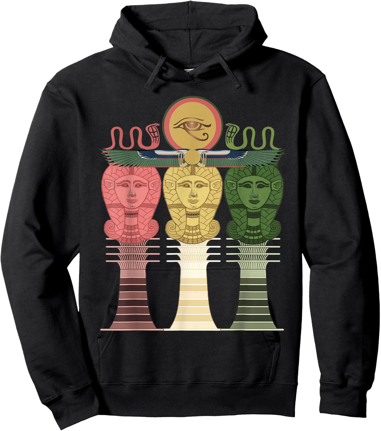 Ancient Egyptian Goddess Hathor Hoodie - Hoodie | Black