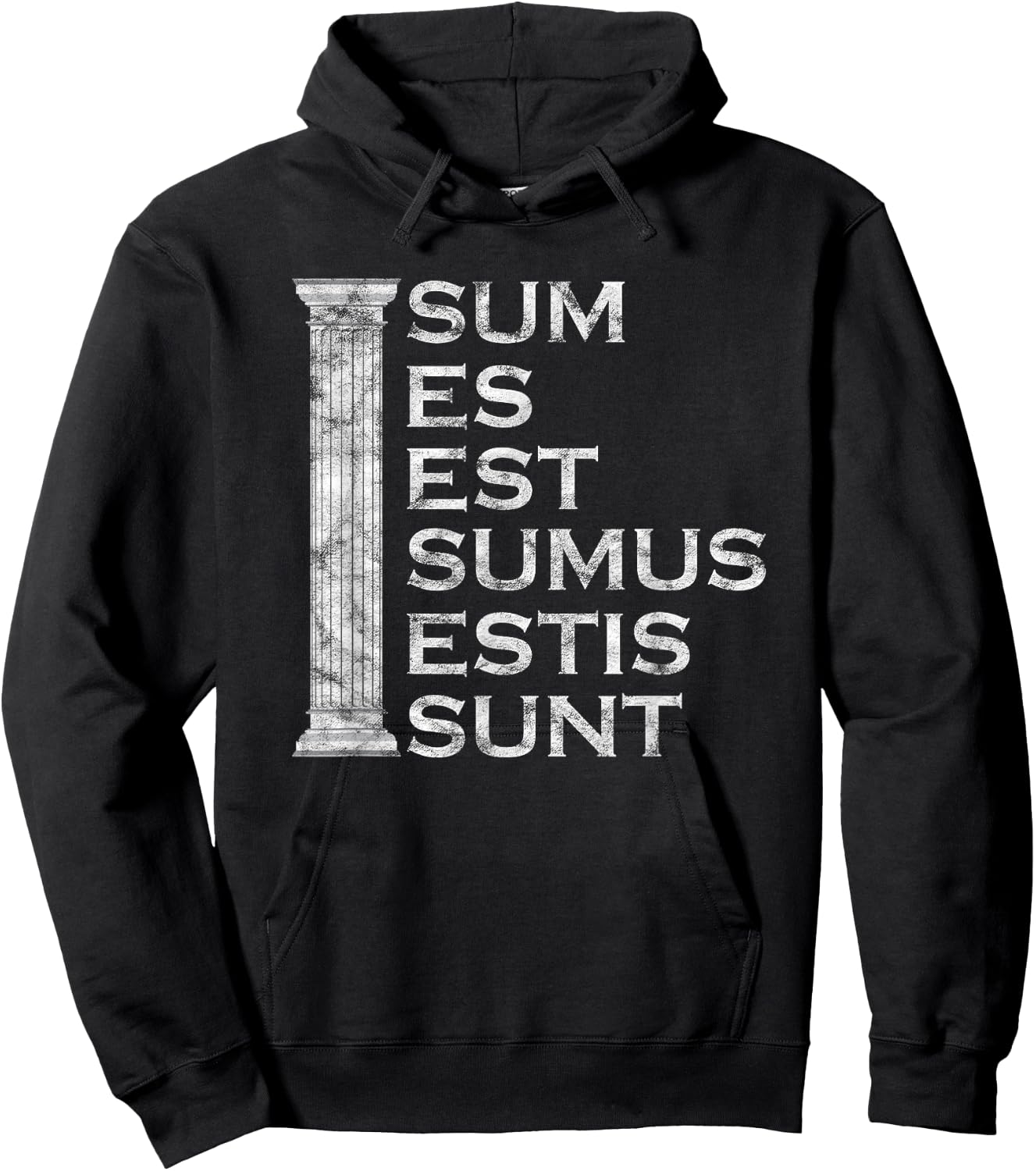 Sum Es Est Sumus Estis Sunt - Latin Teacher Hoodie - Hoodie | Black