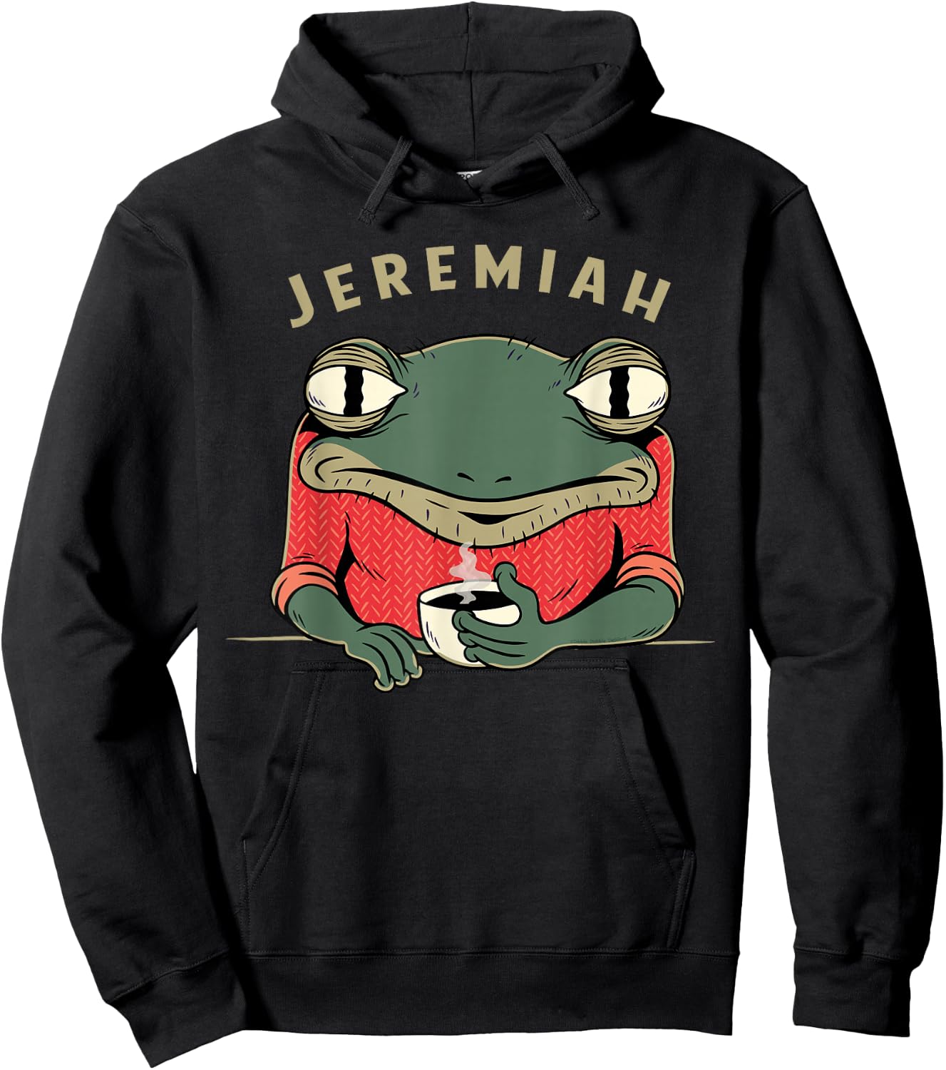 Retro Music Funny Jeremiah the Bullfrog Classic Rock Hoodie - Hoodie | Black