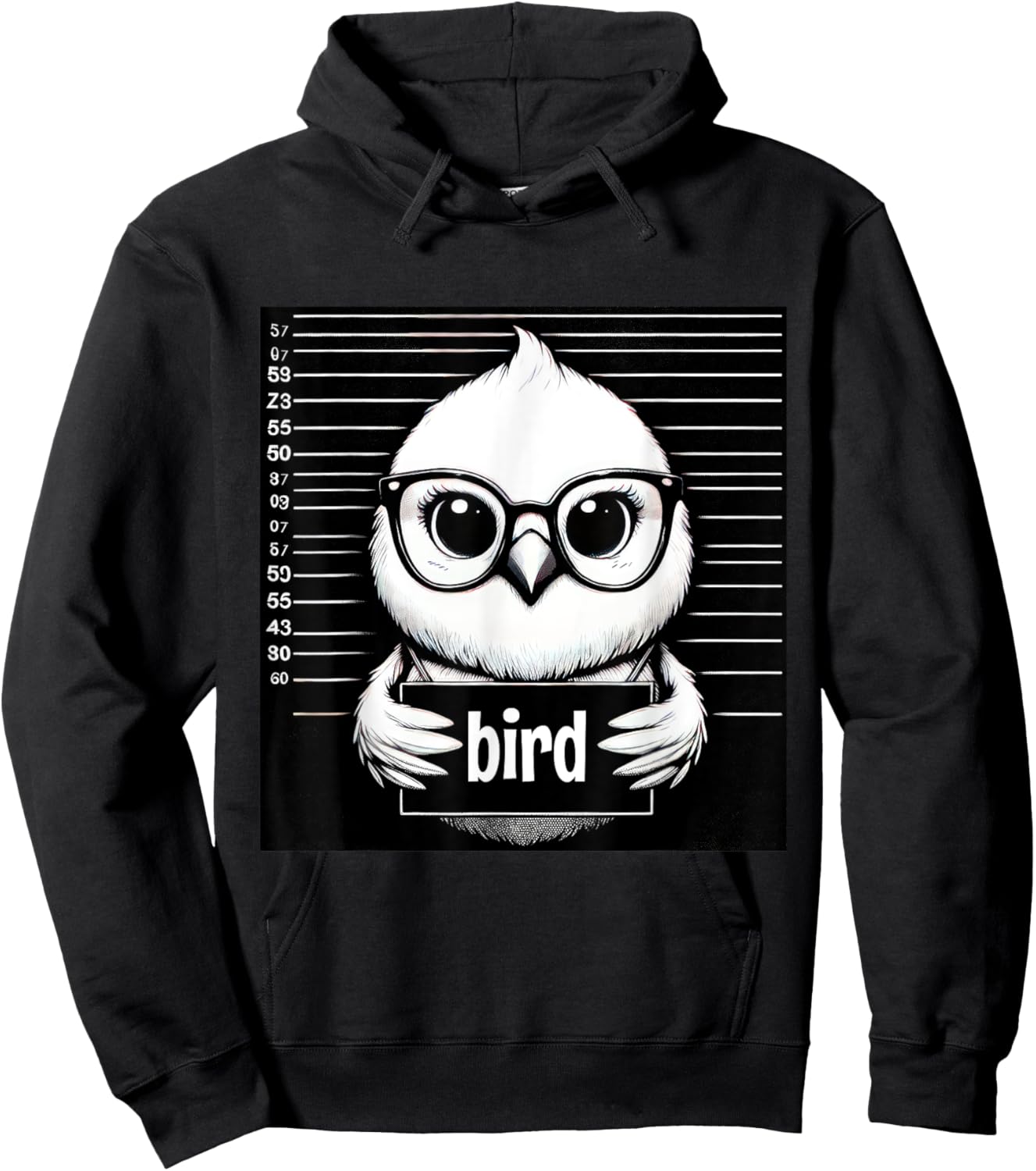 Bird Funny Wanted Bad Bird Prisoner Prison Jail Bird Lover Hoodie - Hoodie | Black