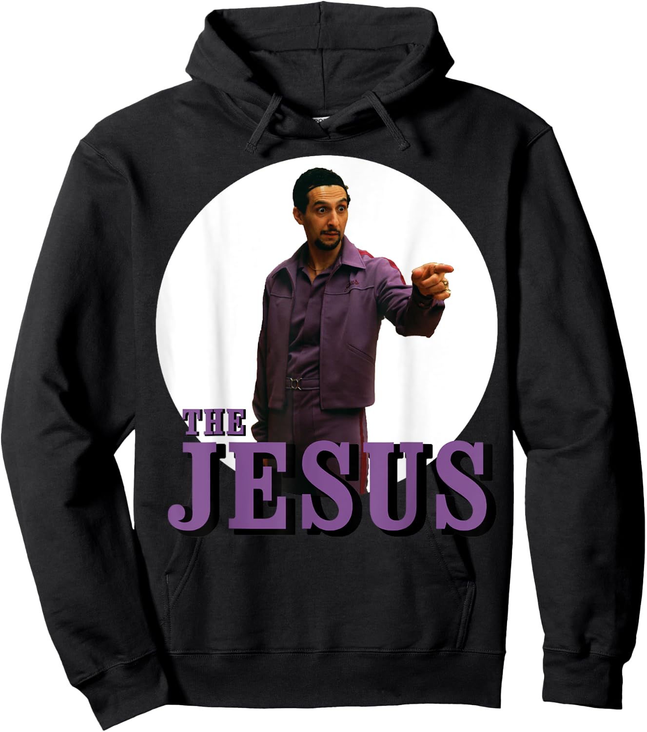 The Big Lebowski The Jesus Circle Logo Graphic Hoodie - Hoodie | Black