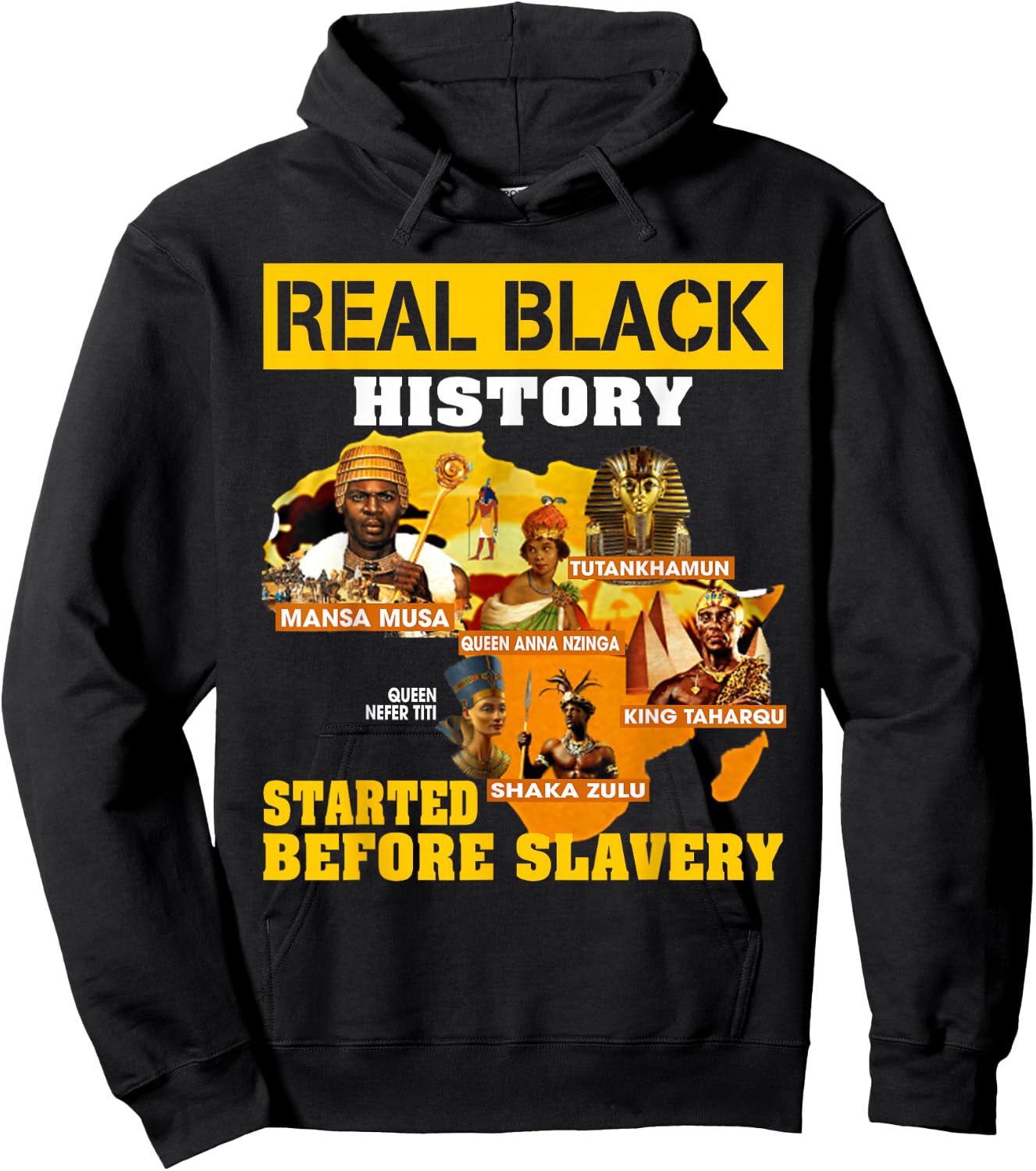 Black History Didn't Start With Slavery Proud African Gifts Hoodie - Hoodie | Black