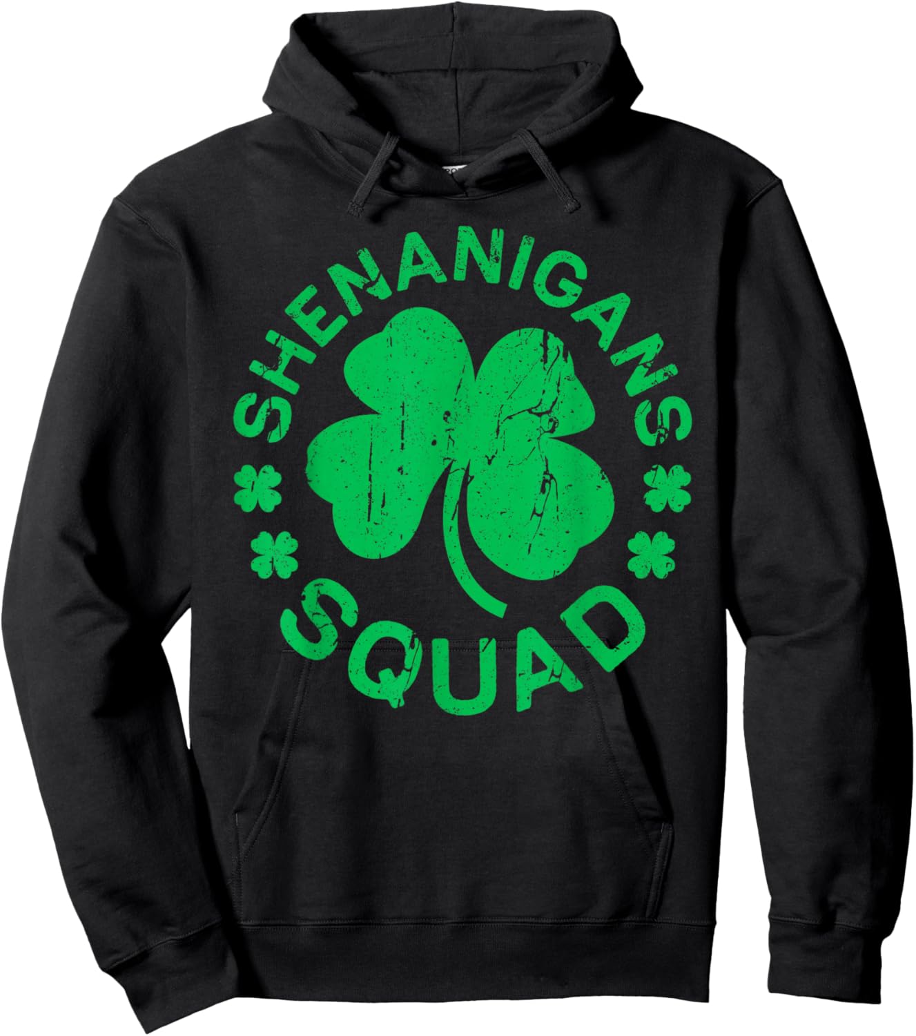 Shenanigans Squad Shirt Irish Men Women Kids St Patricks Day Hoodie - Hoodie | Black