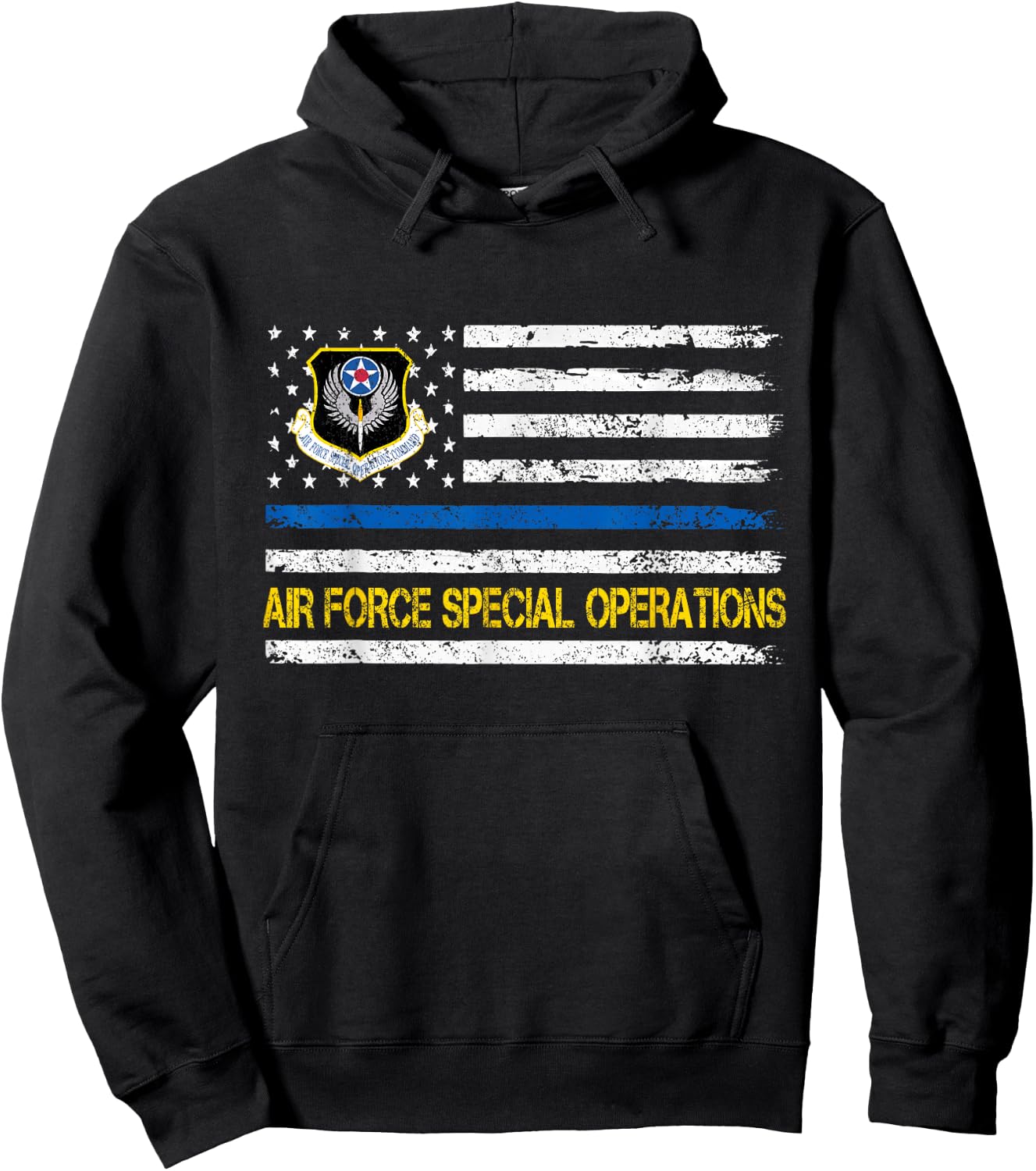 Air Force Special Operations Veteran Shirt 4th Of July Gift Hoodie - Hoodie | Black