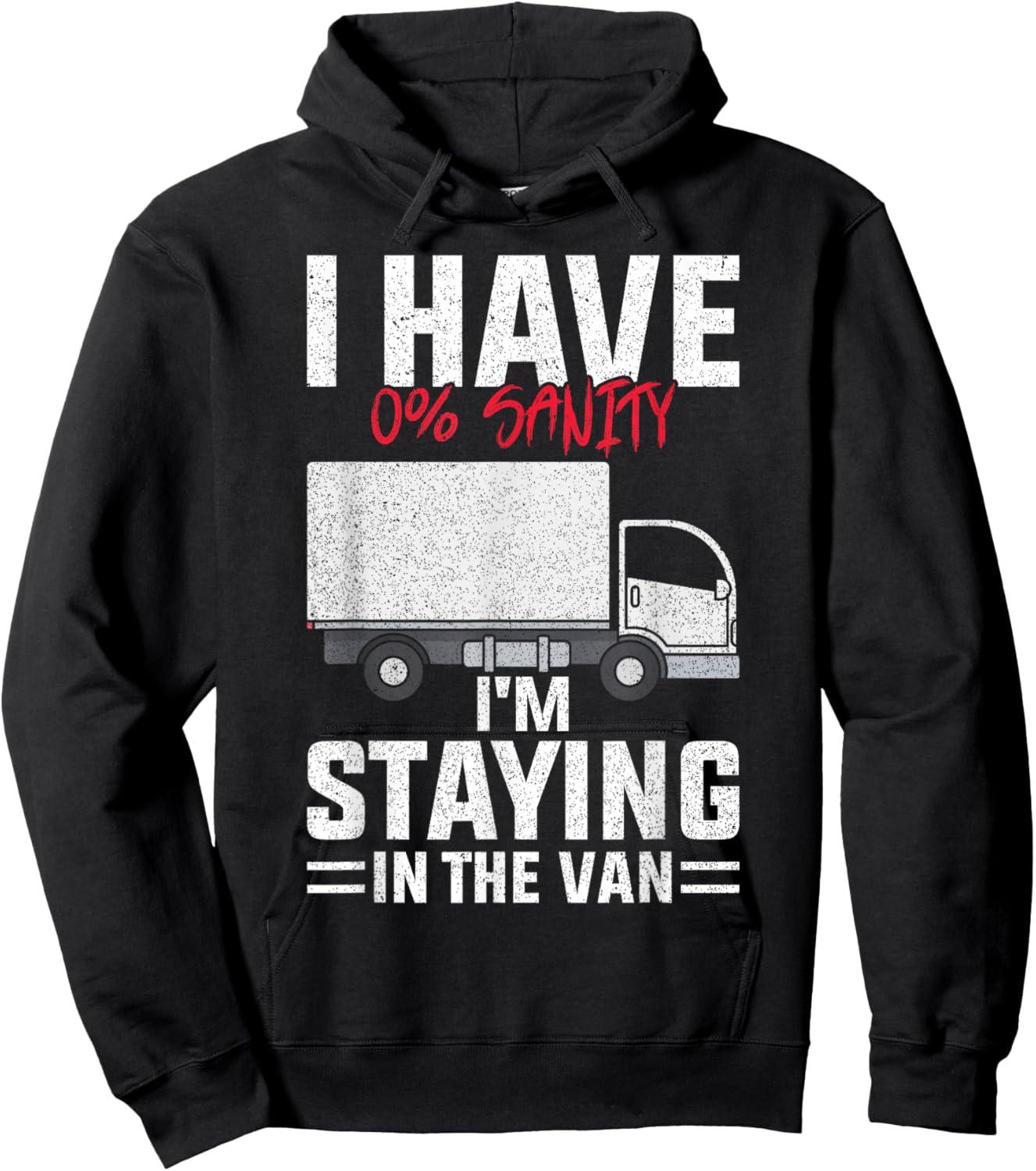 Funny I'm Staying In Tha Van Phasmophobia man women Hoodie - Hoodie | Black