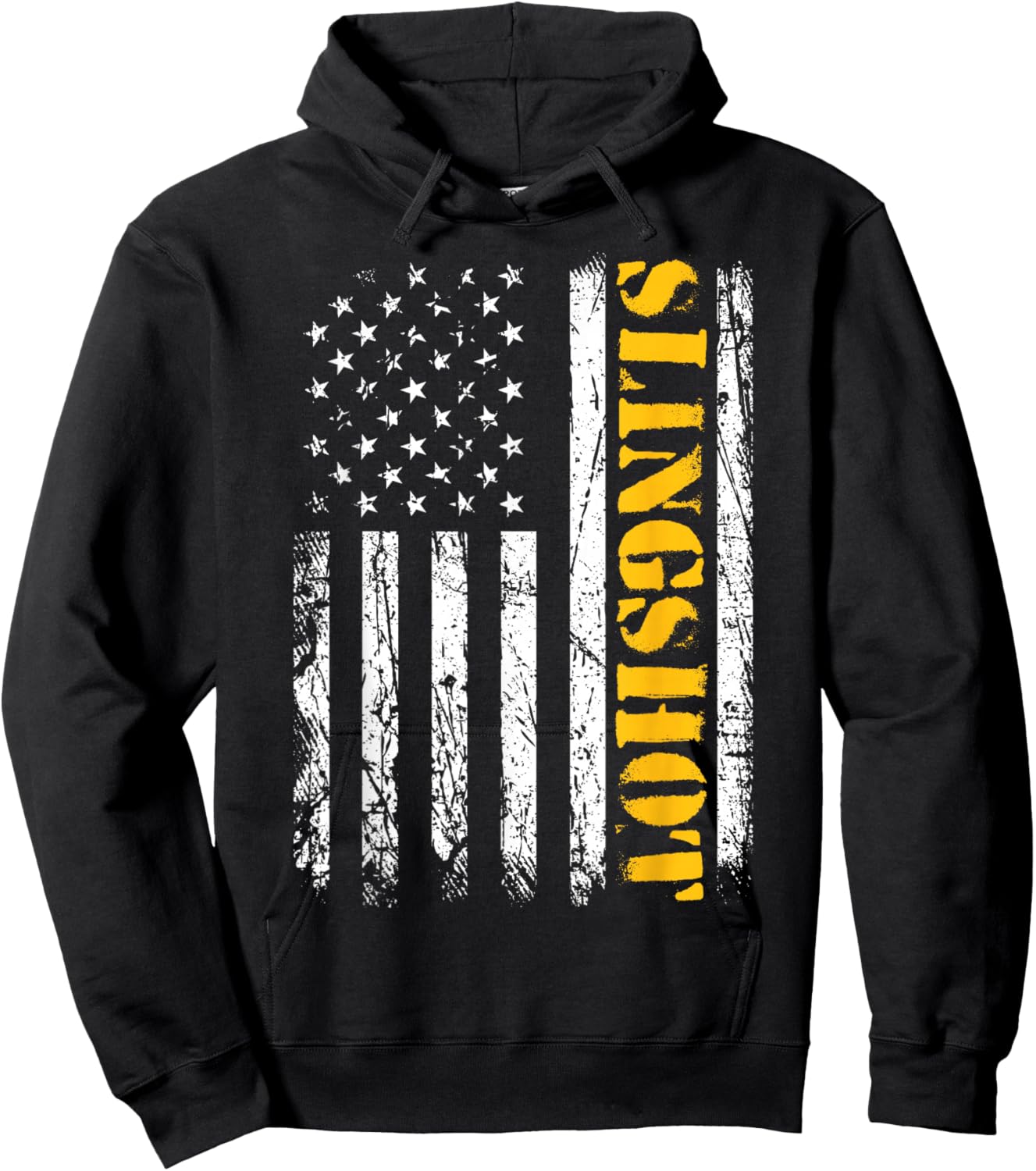 Slingshot Car American Flag Patriotic Sling shot Hoodie - Hoodie | Black