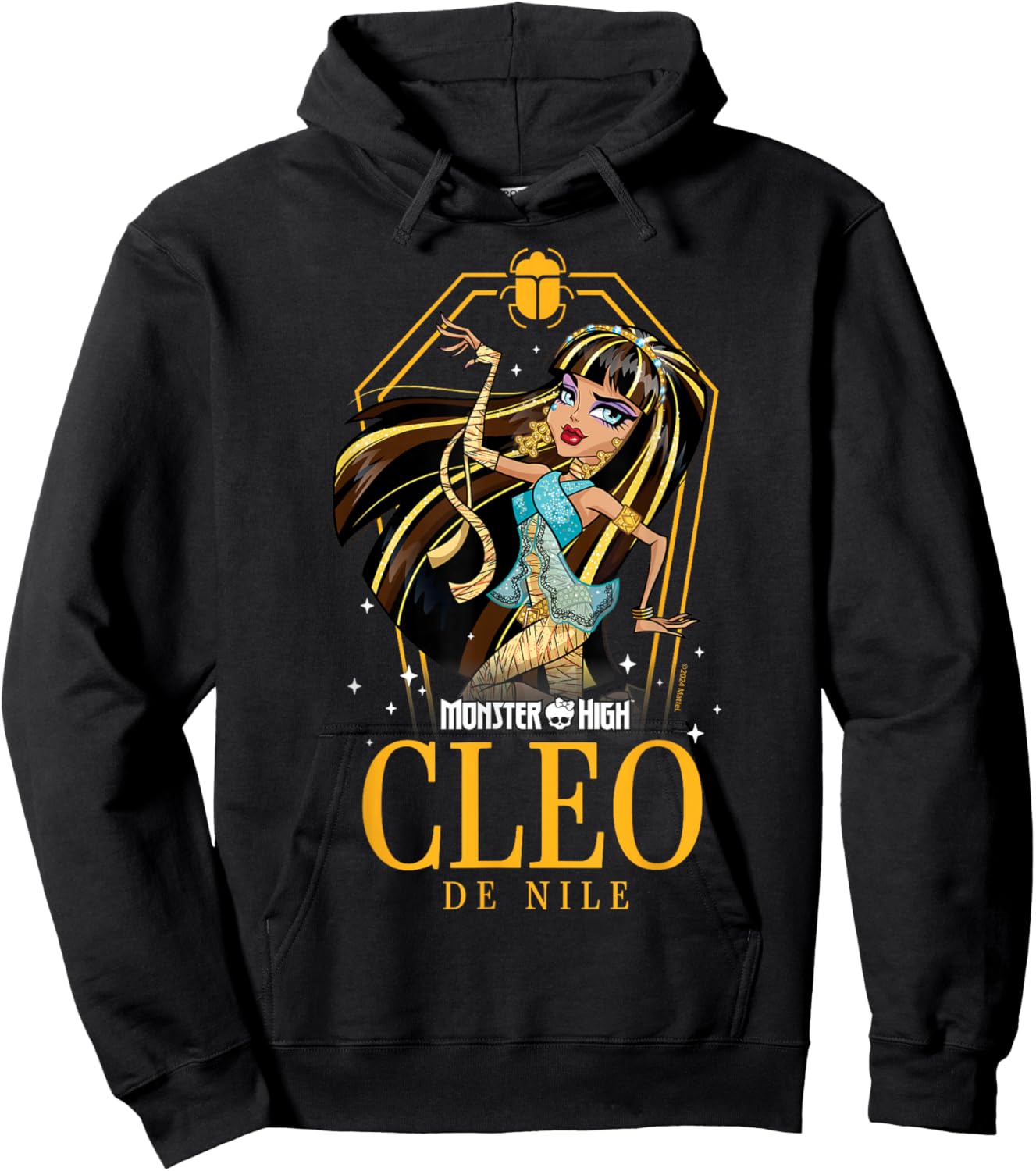 Monster High - Cleo De Nile Coffin And Scarab Hoodie - Hoodie | Black