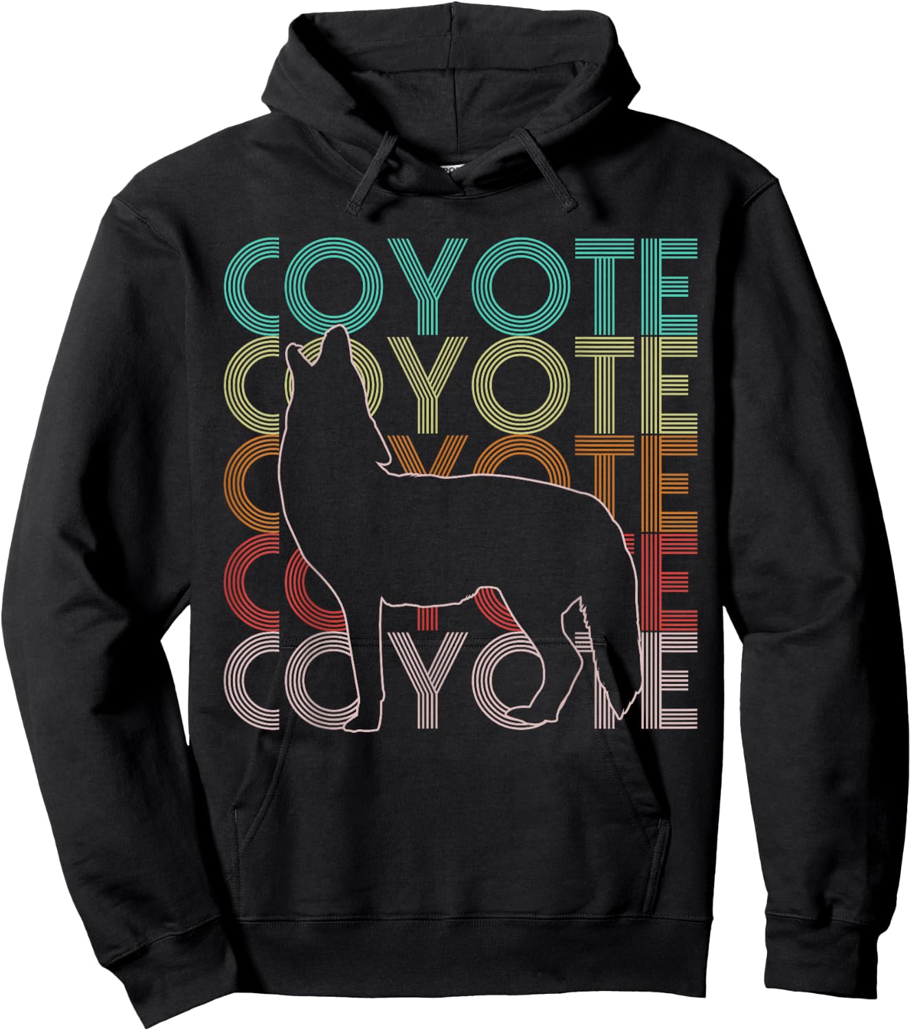 Coyote Hoodie - Hoodie | Black