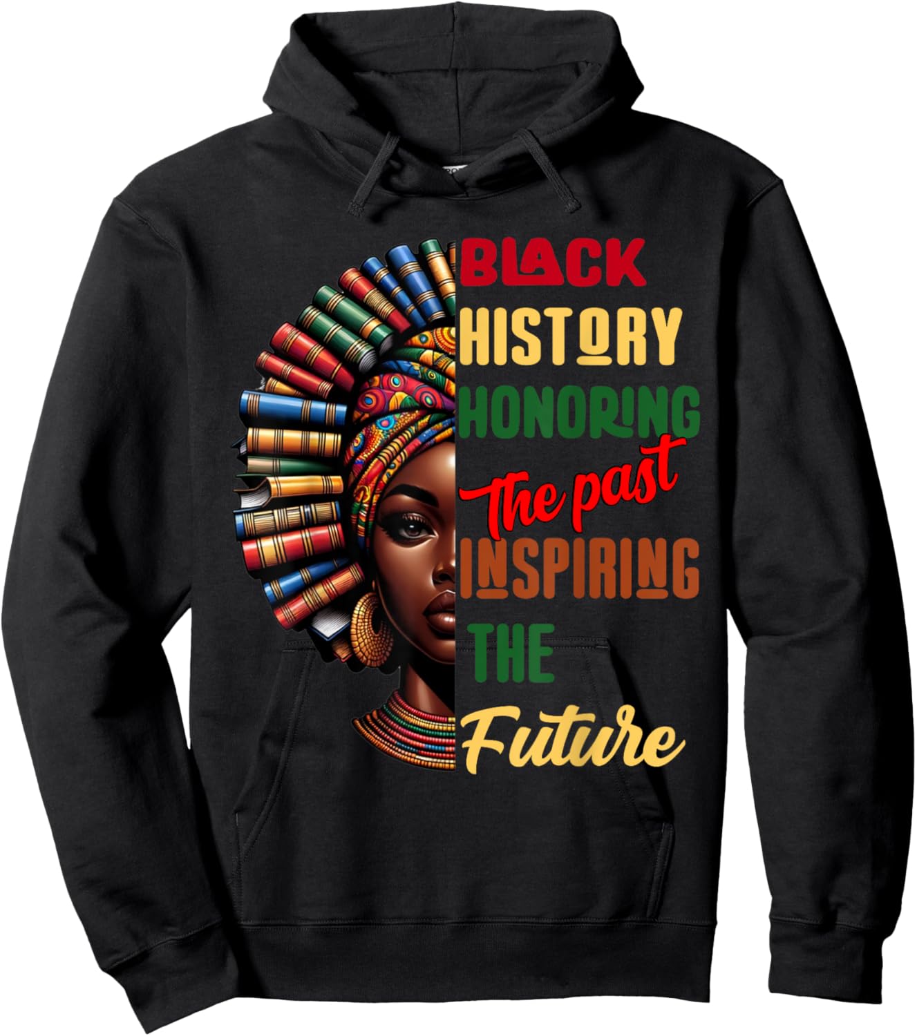 Black History Month Honoring Past Inspiring Future Women Kid Hoodie - Hoodie | Black