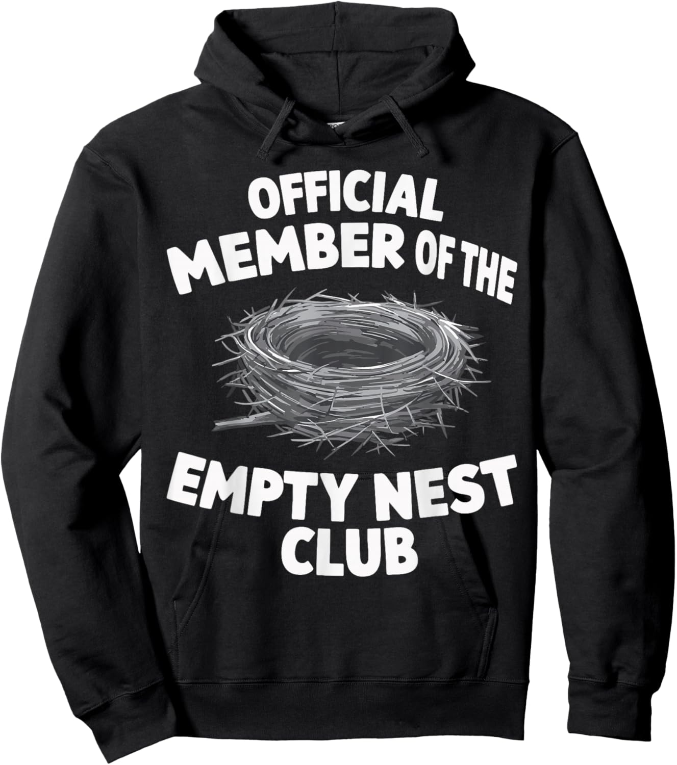 Official Member of the Empty Nest Club Hoodie - Hoodie | Black