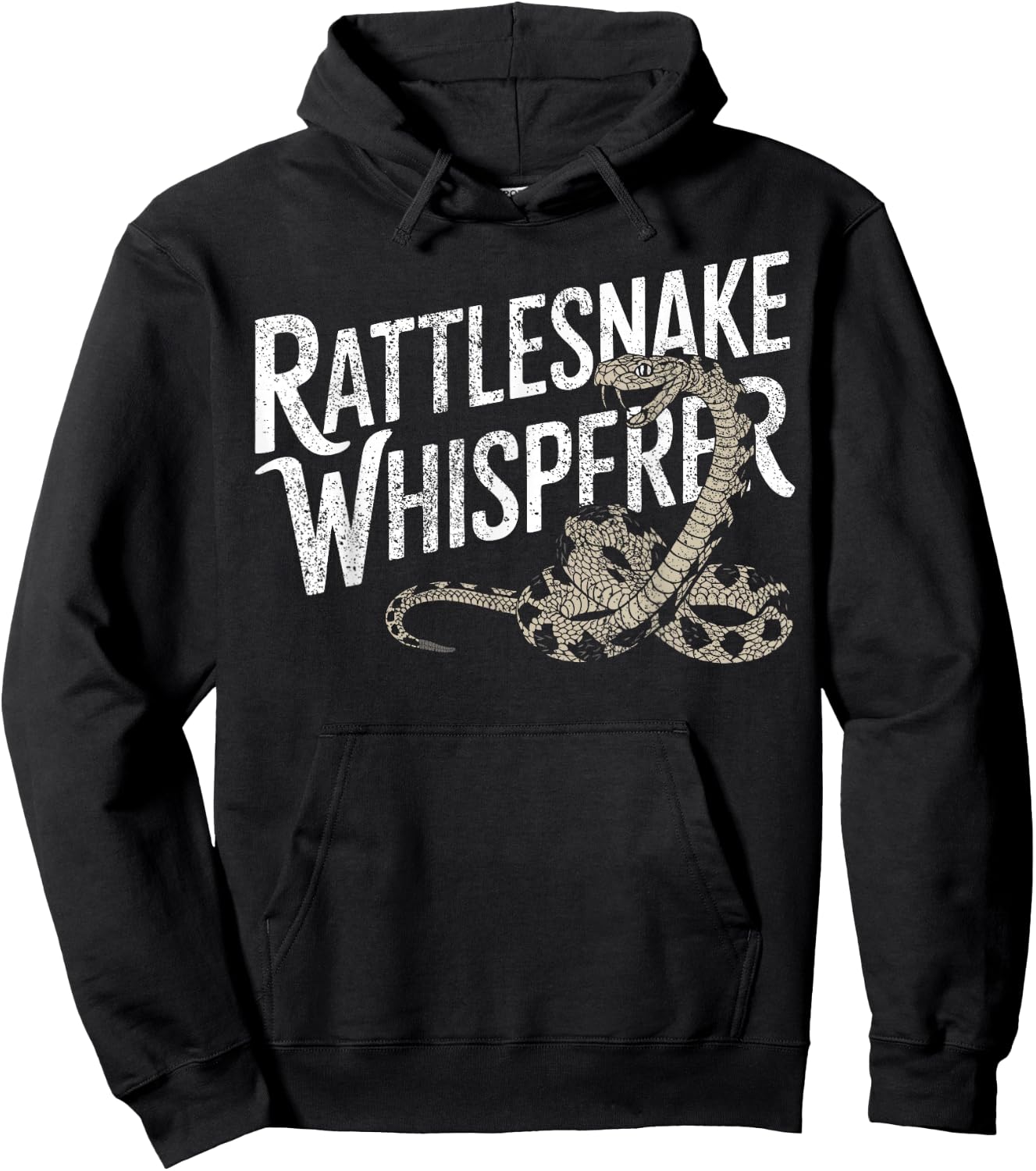 Rattlesnake Whisperer I Snake Catcher I Rattlesnake Hoodie - Hoodie | Black