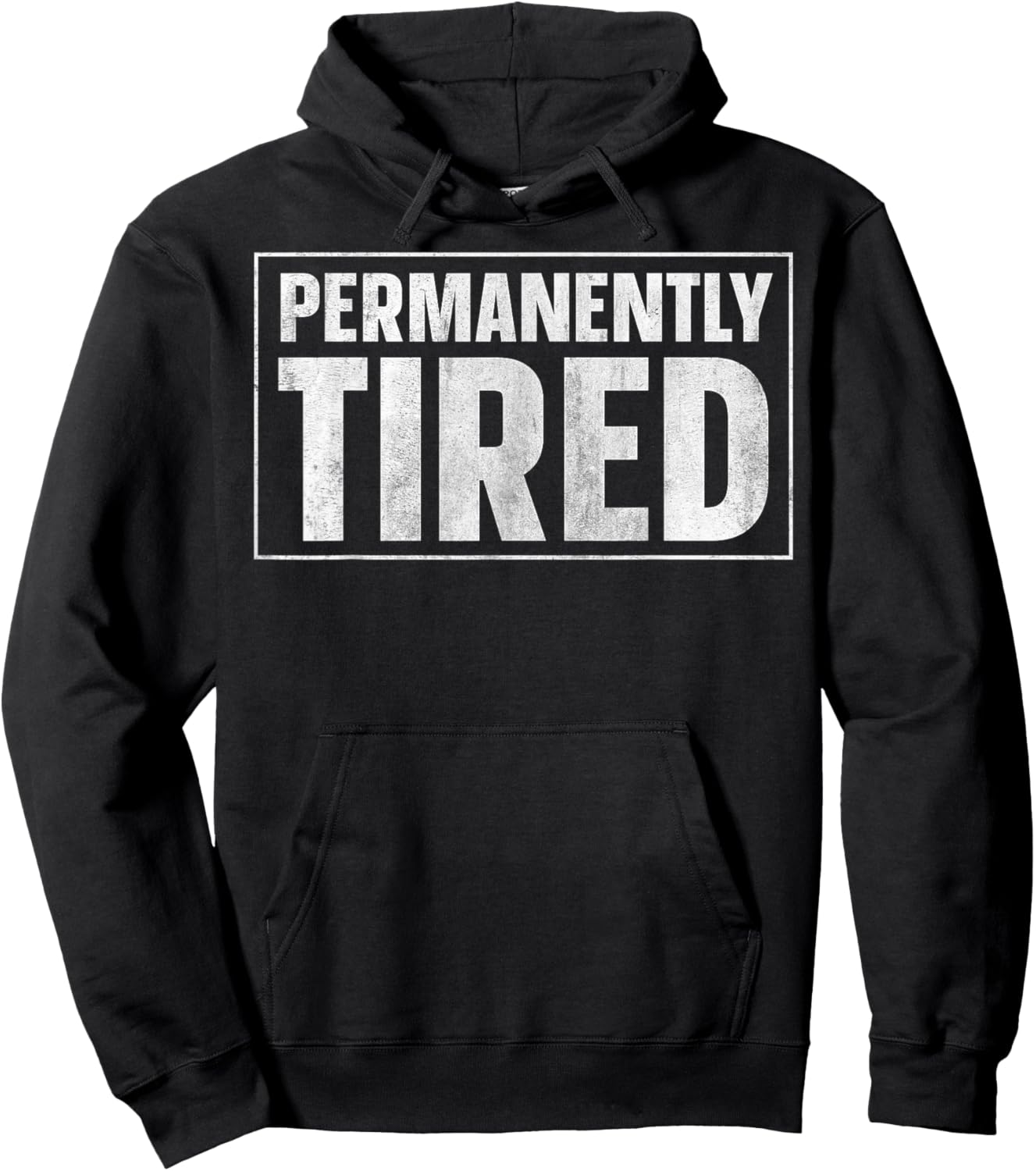 Permanently Tired Low Battery Hoodie - Hoodie | Black