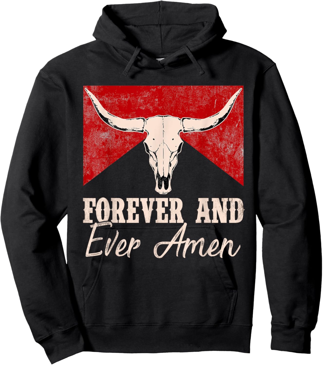 Forever And Funny Ever Amen For Man Woman Hoodie - Hoodie | Black