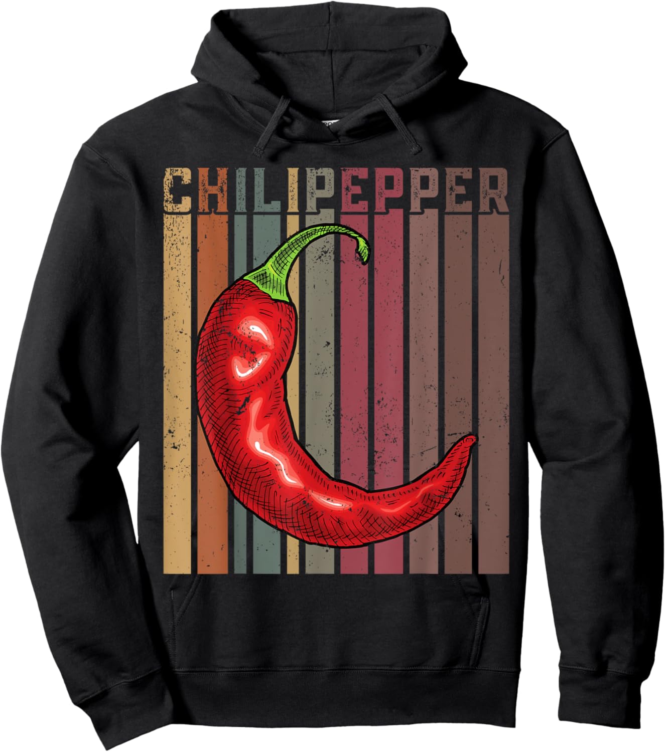 Chili Peppers Red Hot Spicy Pepper Eat Mexican Chili Lovers Hoodie - Hoodie | Black