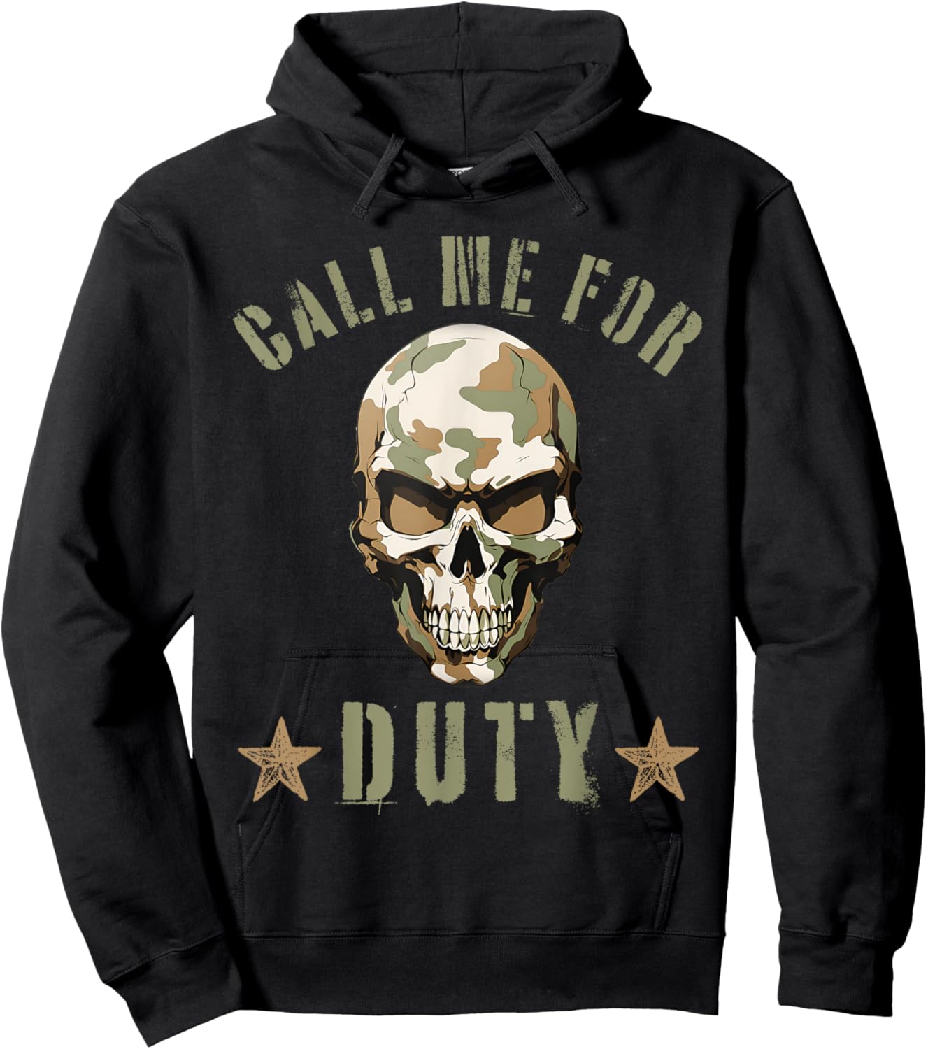 Call Me For Duty, Grunt Honor Of Patriotic American Hoodie - Hoodie | Black