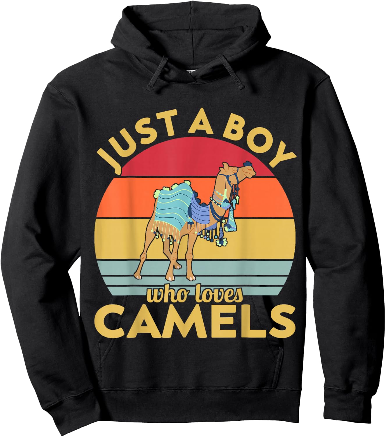 Just a Boy who loves Camels Hoodie - Hoodie | Black