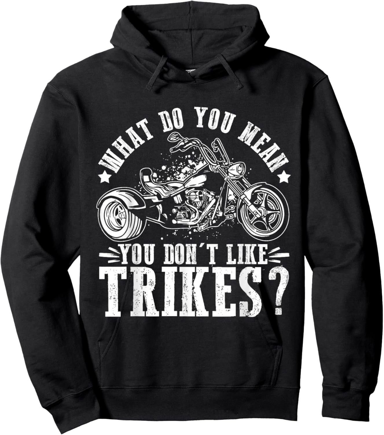 Trike for Adults Motortrike Lover Trike Motorcycles Triker Hoodie - Hoodie | Black
