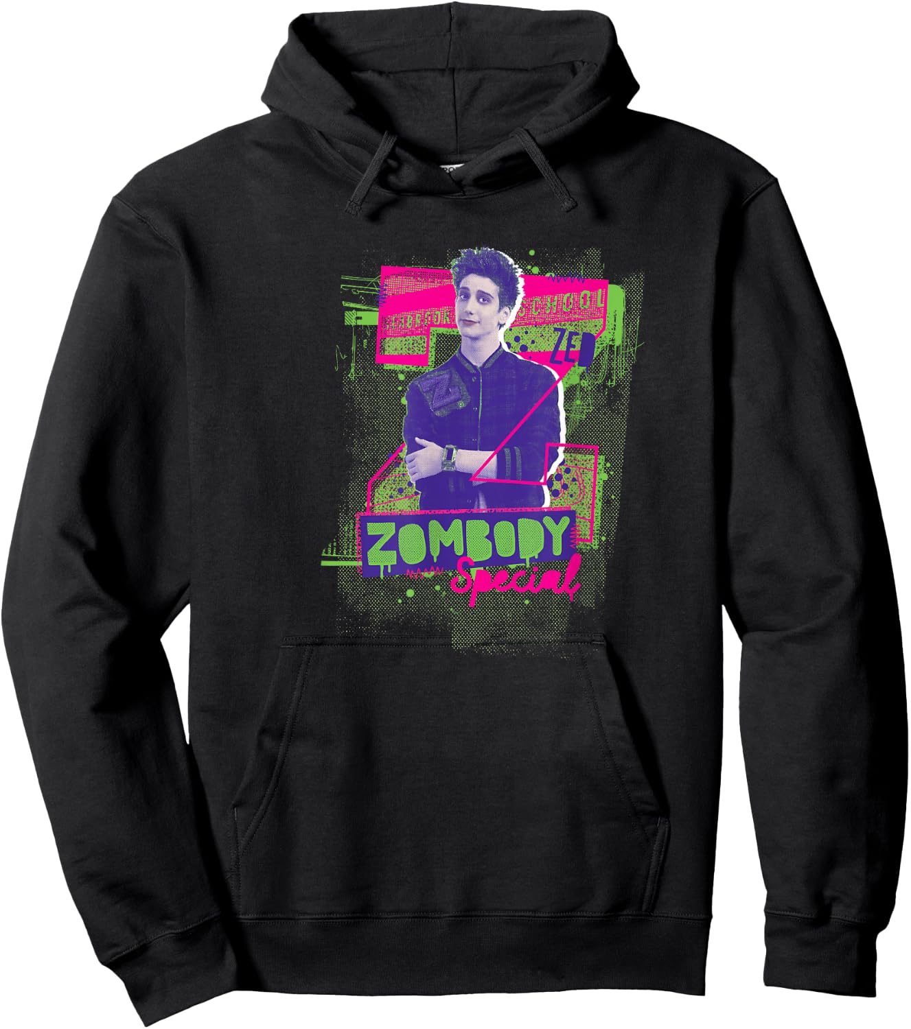 Disney Zombies 3 Zed Zombody Special Centered Hoodie - Hoodie | Black