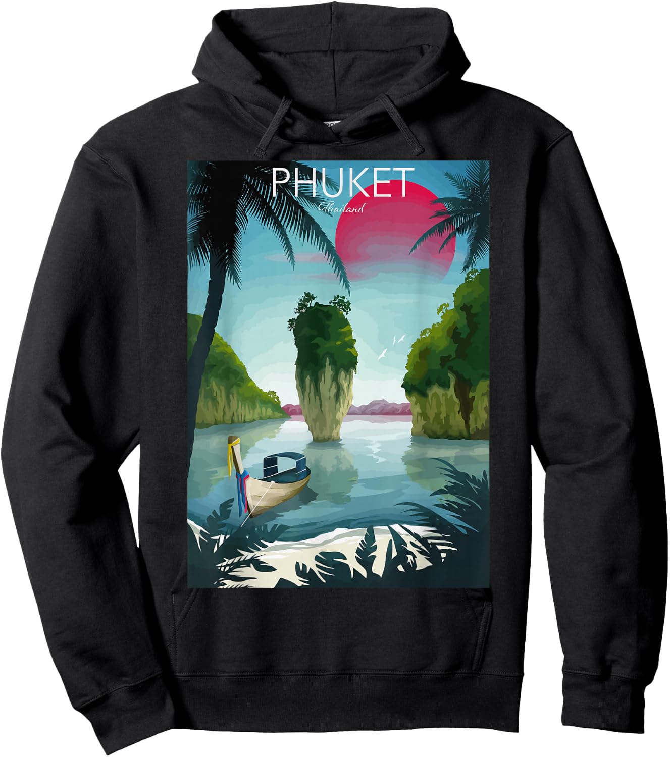 Phuket Thailand Hoodie - Hoodie | Black