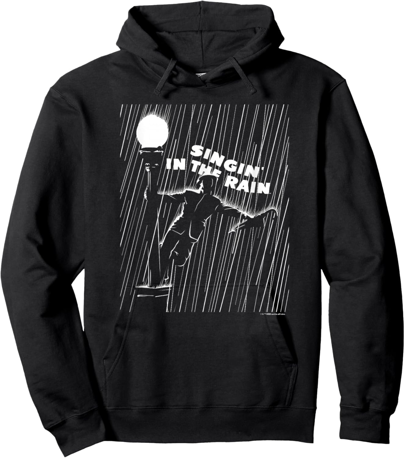 WB100 Singin' in The Rain Classic Movie Poster Hoodie - Hoodie | Black