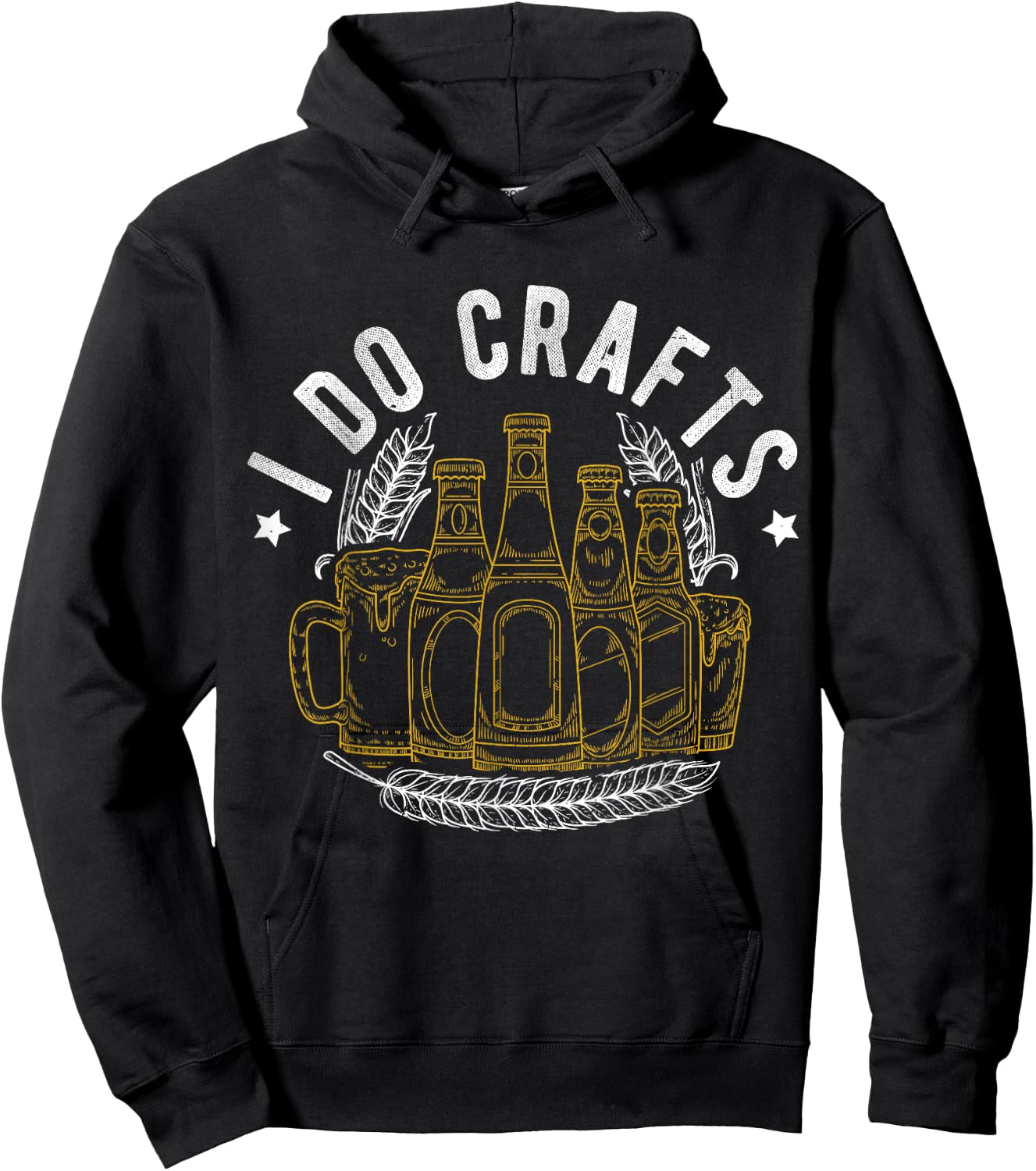 I DO CRAFTS Craft Beer Home Brew Hoodie - Hoodie | Black
