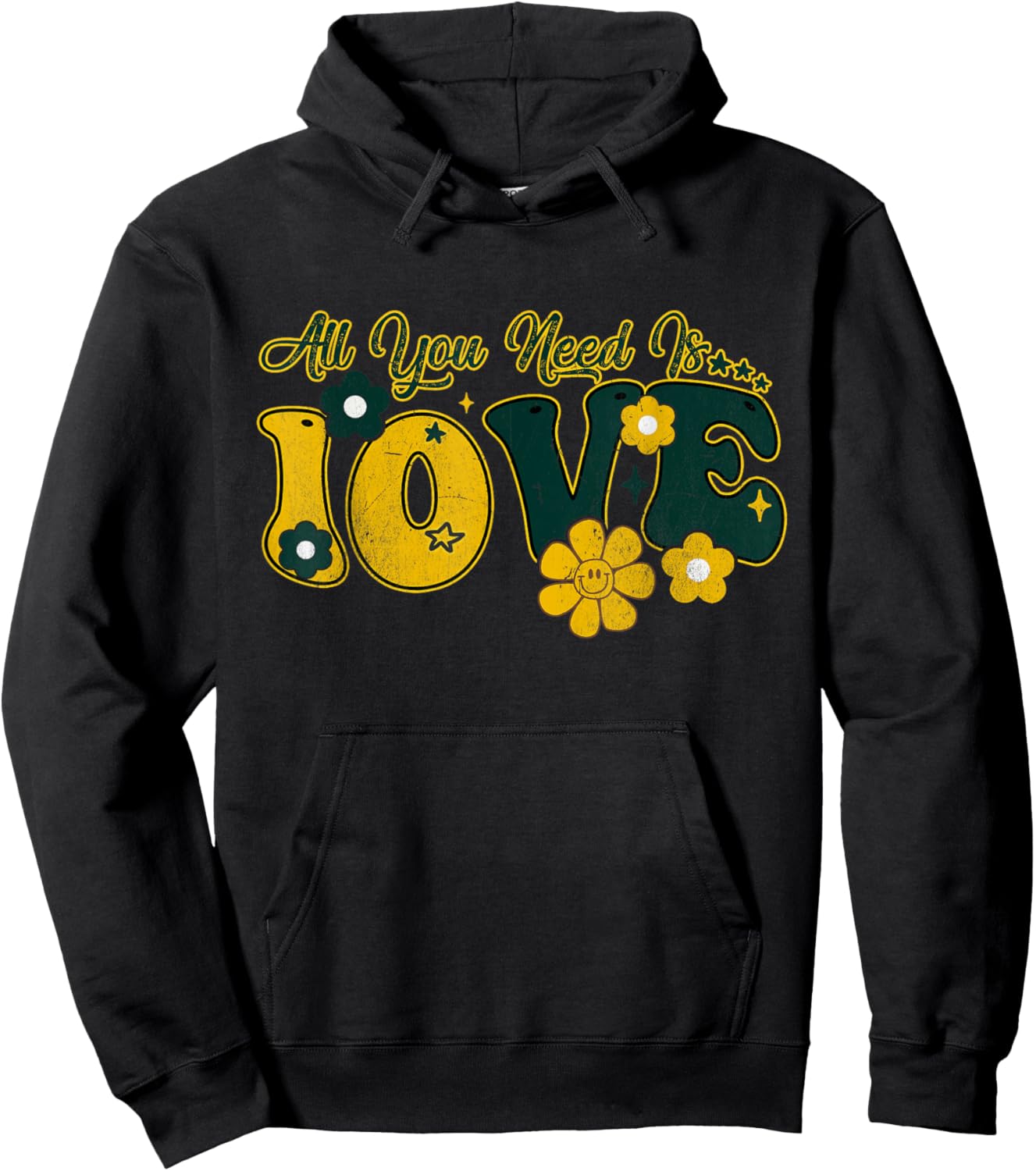 Valentine's Day All You Need Is 10ve Love Funny Men Women Hoodie - Hoodie | Black