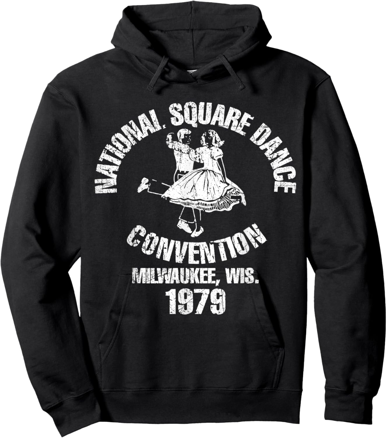 National Square Dance Convention 1979 Milwaukee Wiscosin Hoodie - Hoodie | Black