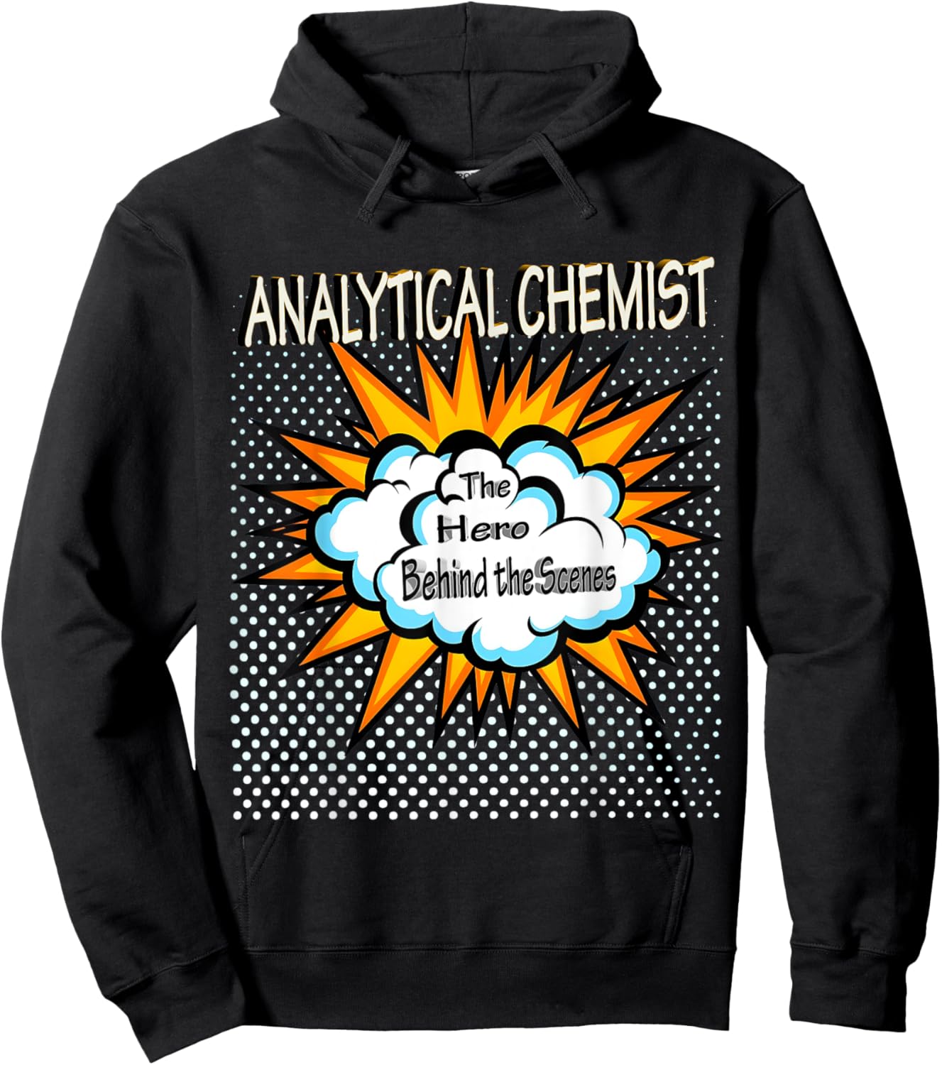 Analytical Chemist - Job Funny Hero Hoodie - Hoodie | Black