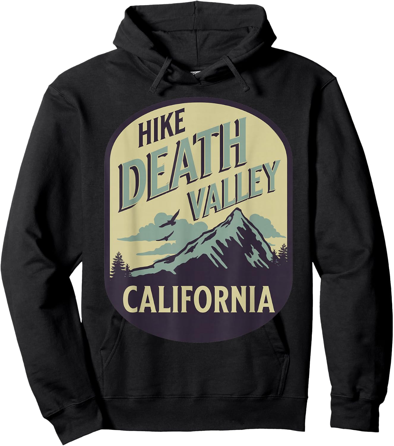 Death Valley California Nature Hike Mountain Outdoors Hoodie - Hoodie | Black