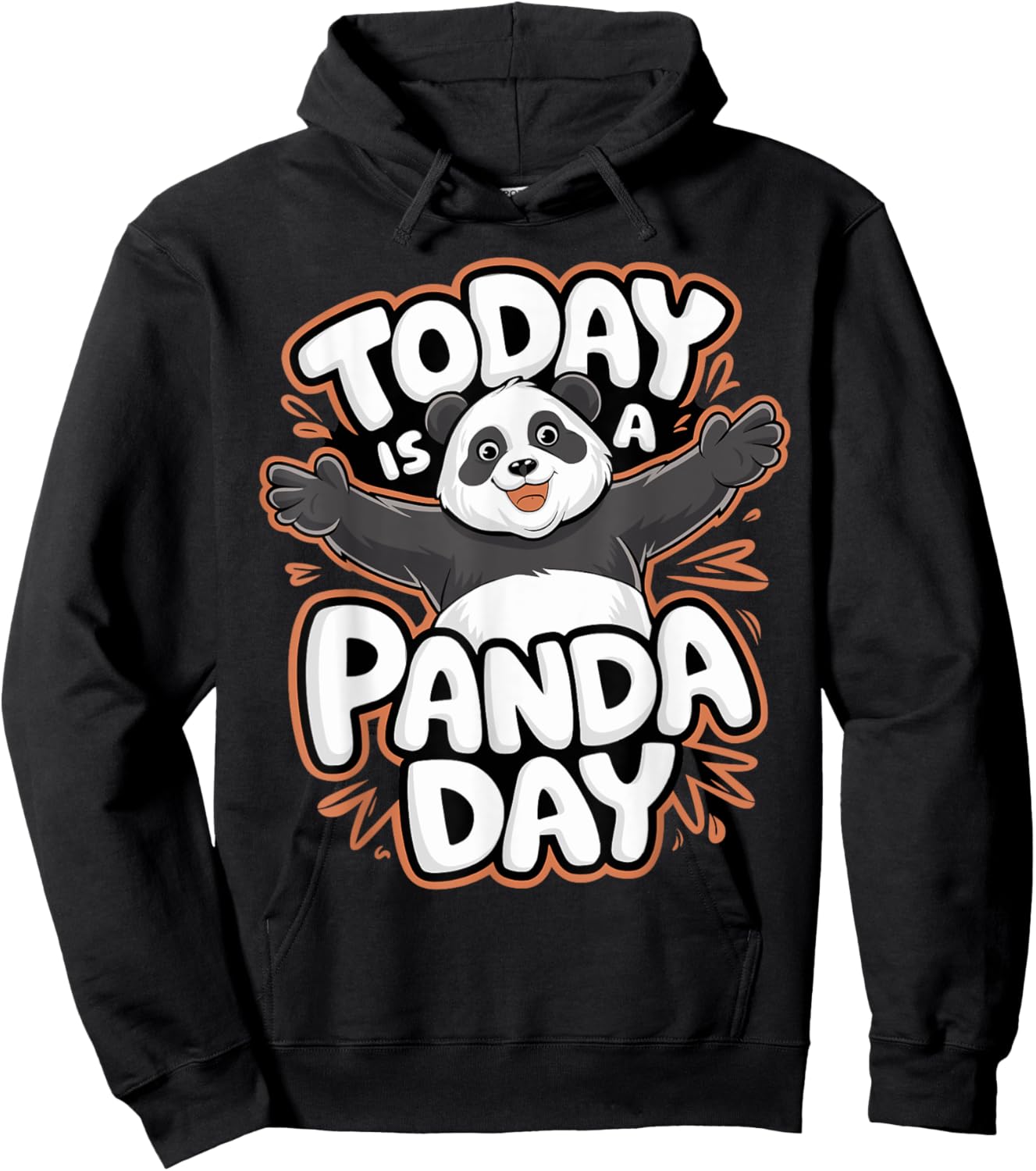 Today is a Panda Day | Panda Bear Shirt | Panda Hoodie - Hoodie | Black