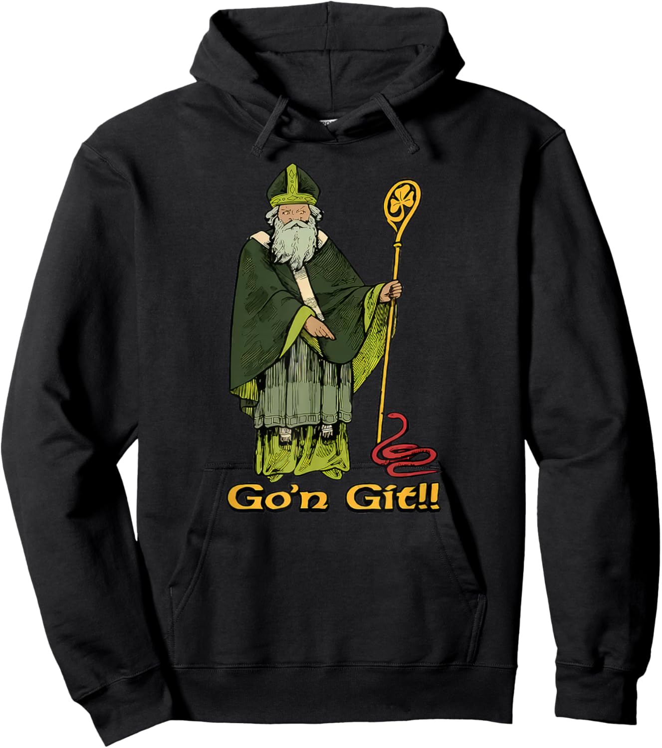 Funny St Patrick's Day Funny Go'n Git St Patrick Hoodie - Hoodie | Black