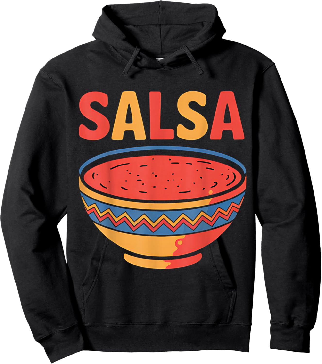 Chips and Salsa Matching Couple Cute Cinco De Mayo Hoodie - Hoodie | Black